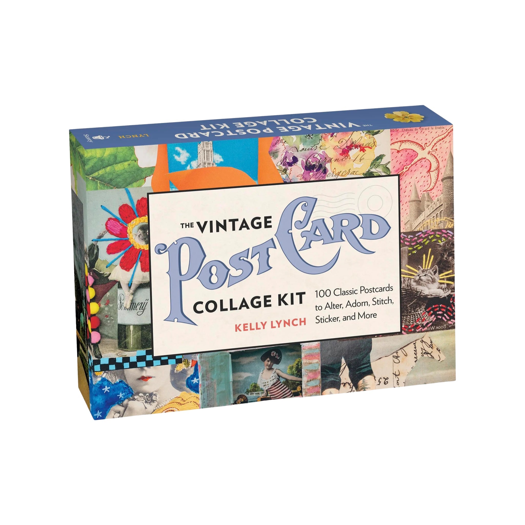 The Vintage Postcard Collage Kit - bubblegum market