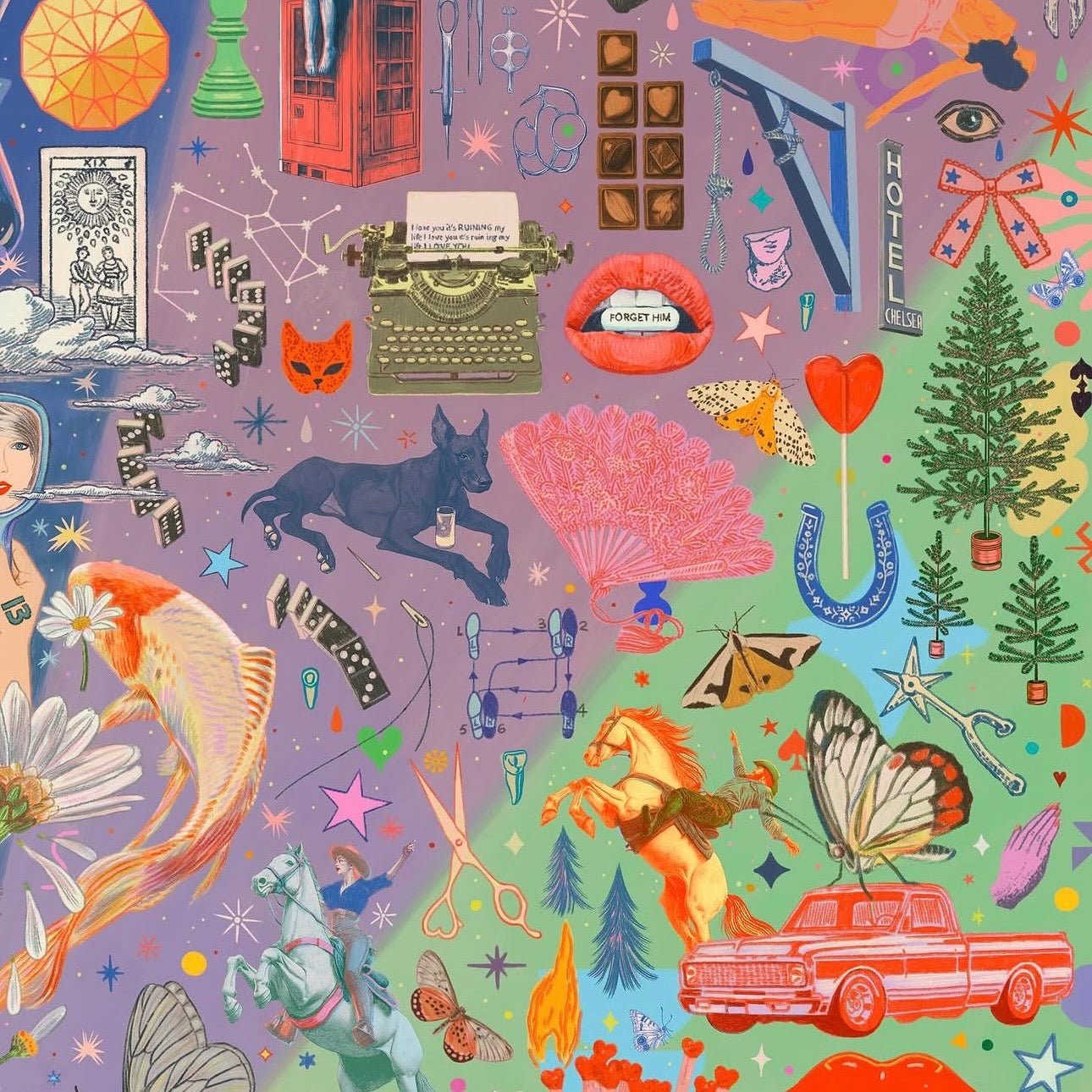 The World of Taylor: An Unofficial 1000 - piece Jigsaw Puzzle - bubblegum market