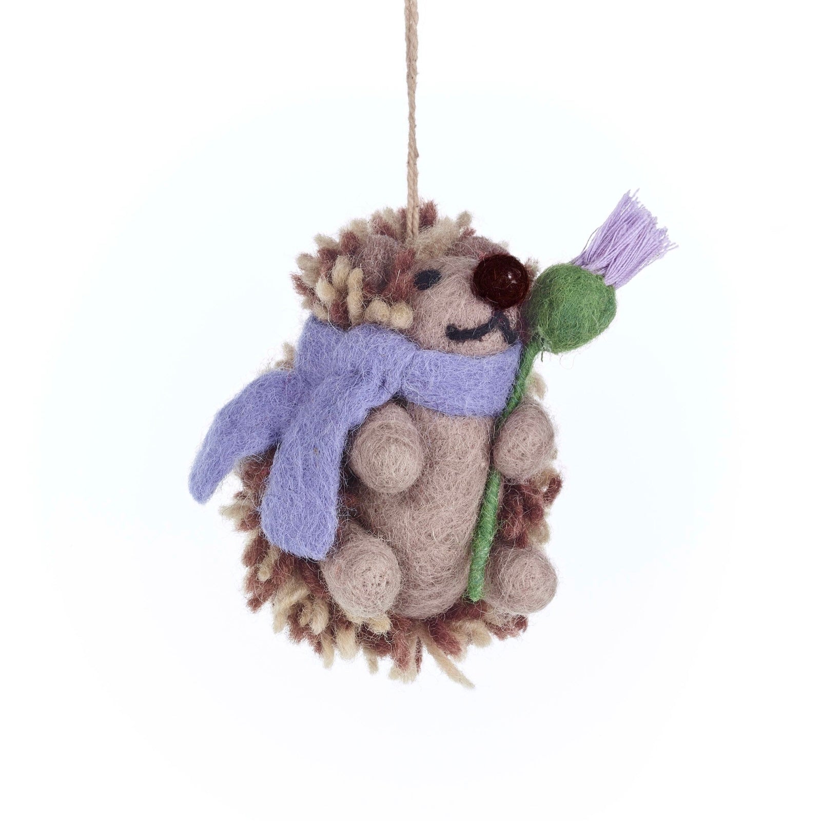 Thea the Hedgehog Felt Ornament 3" - bubblegum market