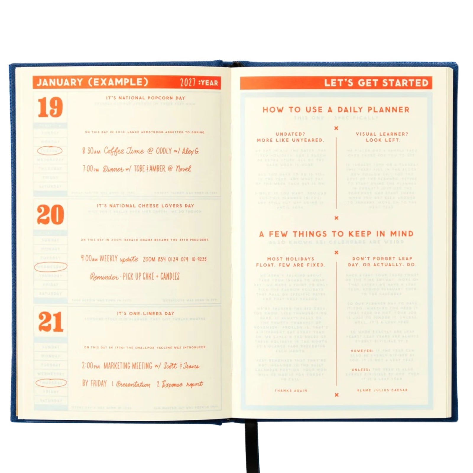 Things I'll Cancel Later Undated Mini Planner - bubblegum market