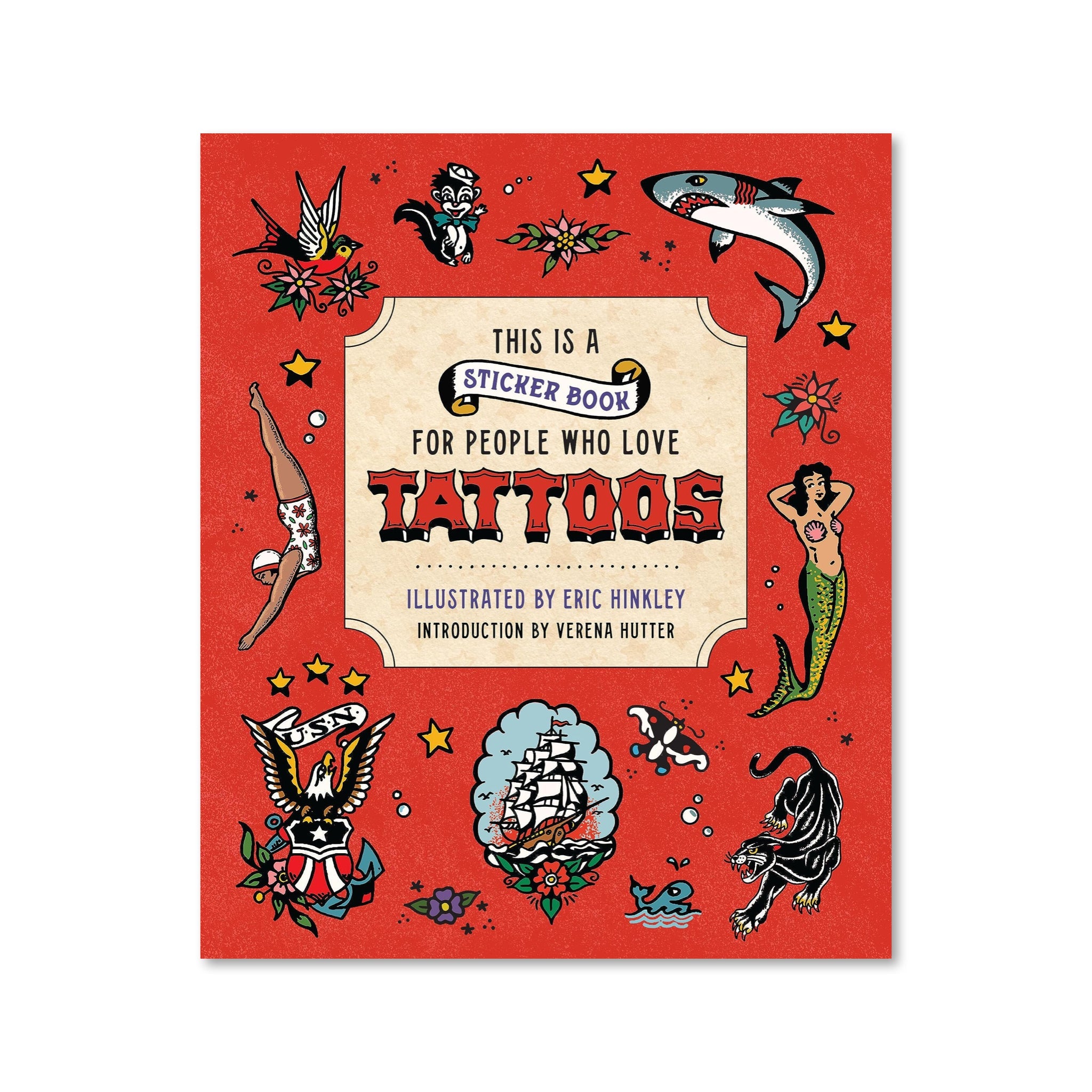 This is a Sticker Book for People Who Love Tattoos - bubblegum market