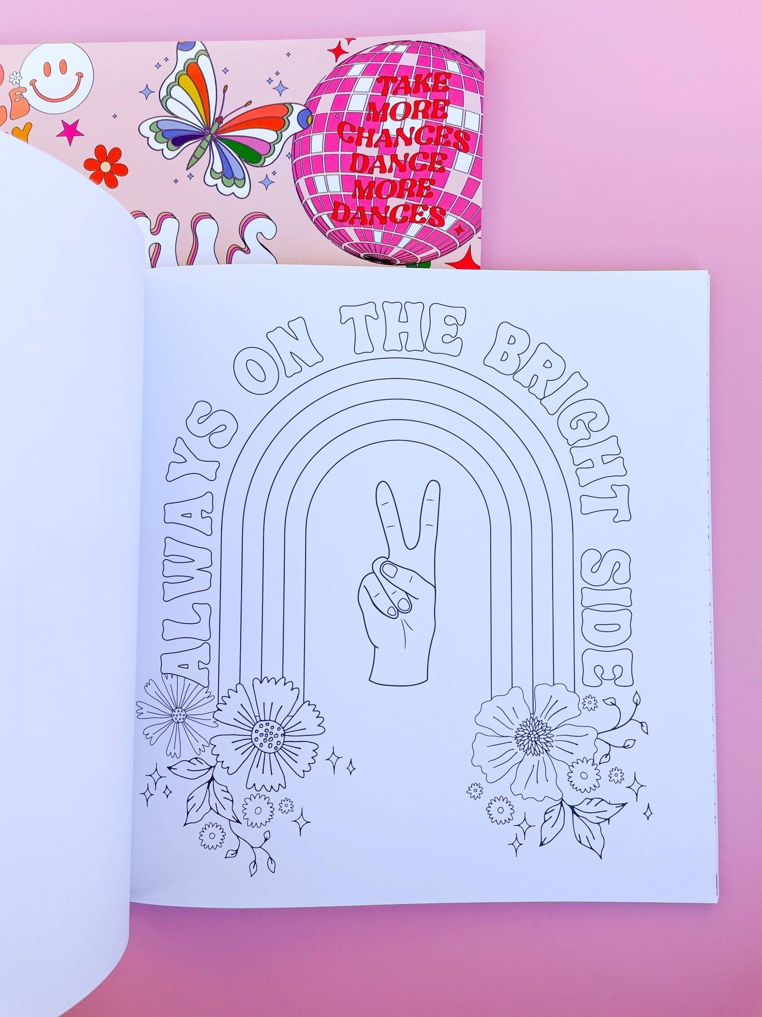 THIS MUST BE THE PLACE Coloring Book - bubblegum market