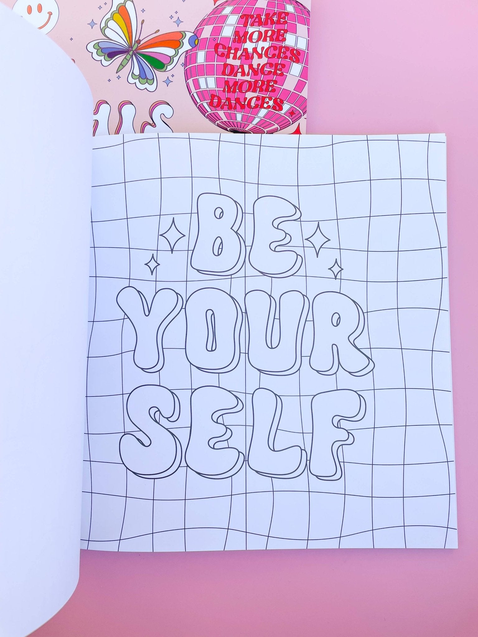 THIS MUST BE THE PLACE Coloring Book - bubblegum market