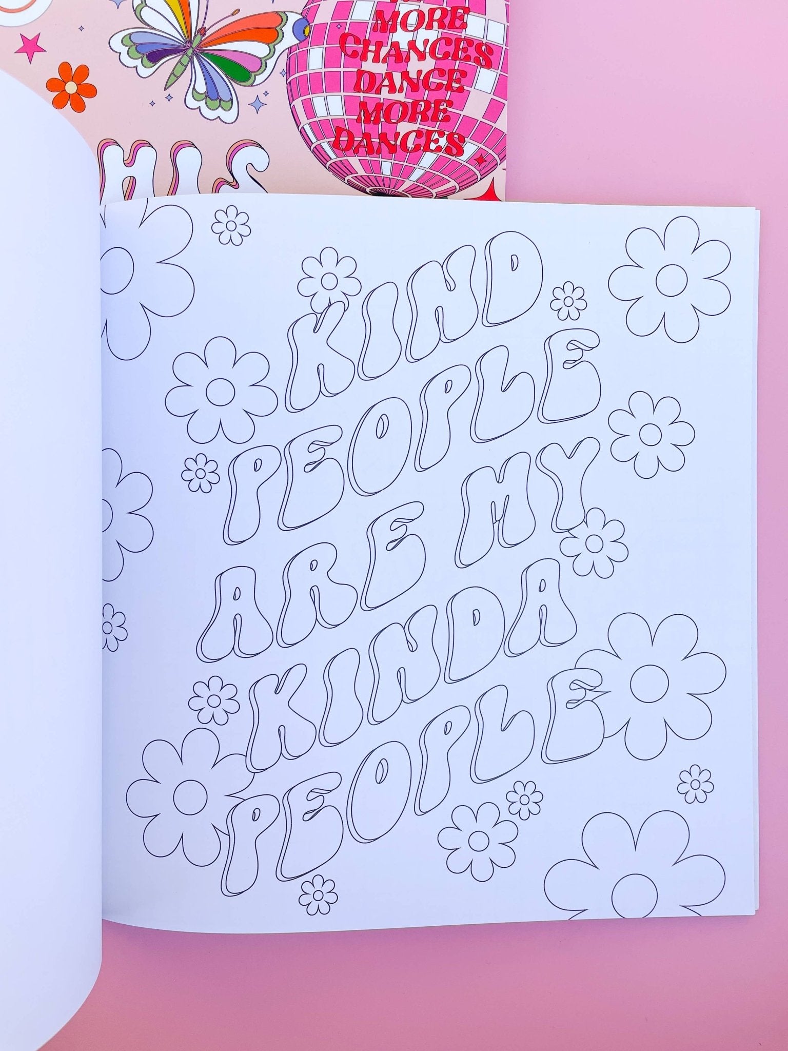 THIS MUST BE THE PLACE Coloring Book - bubblegum market