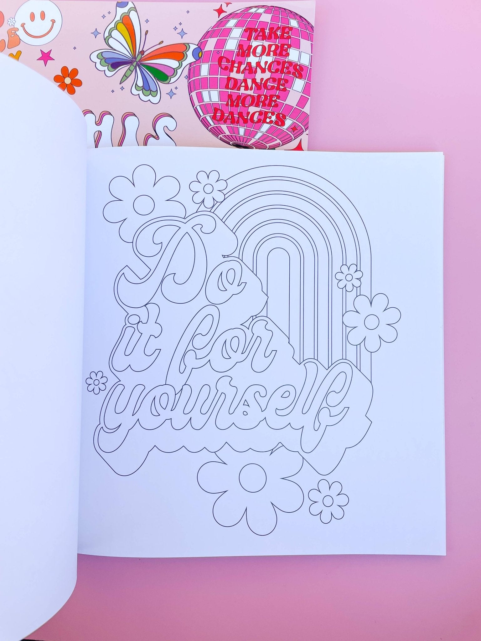 THIS MUST BE THE PLACE Coloring Book - bubblegum market