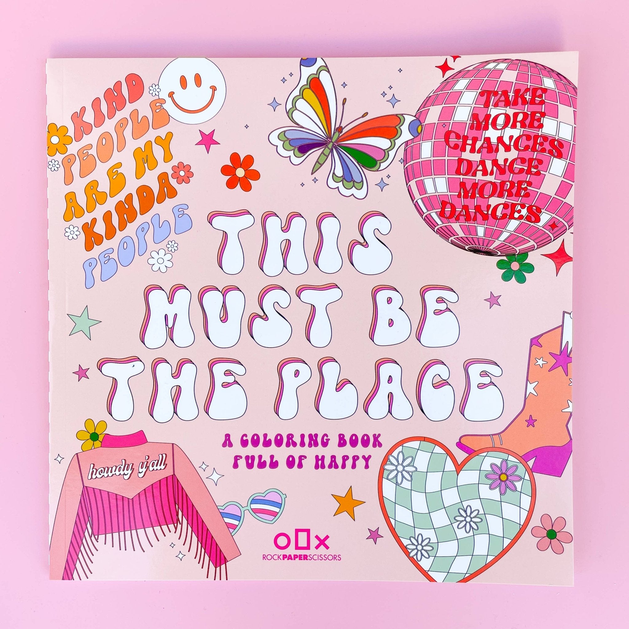 THIS MUST BE THE PLACE Coloring Book - bubblegum market