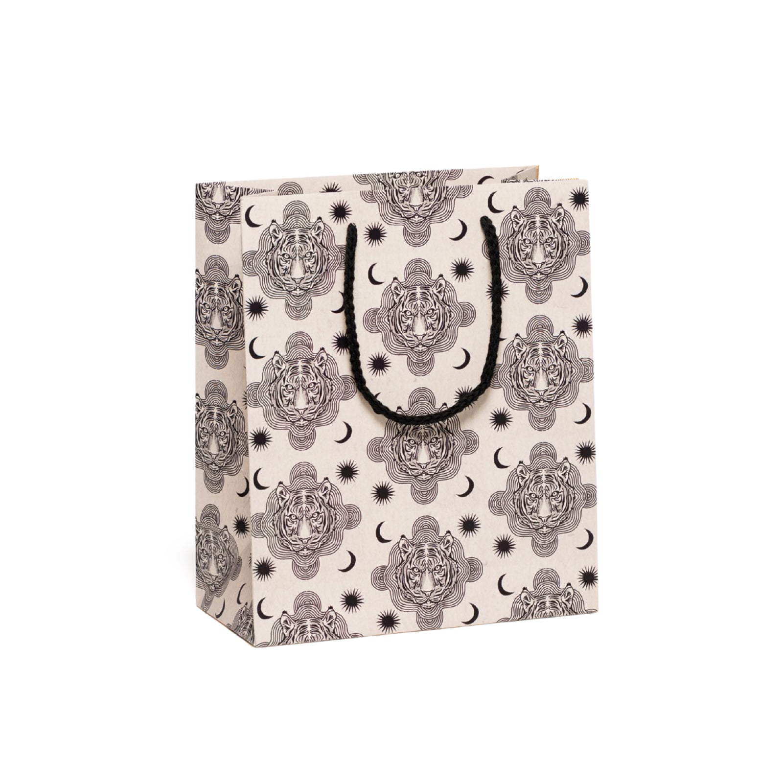 Tiger Heads Medium Gift Bag - bubblegum market