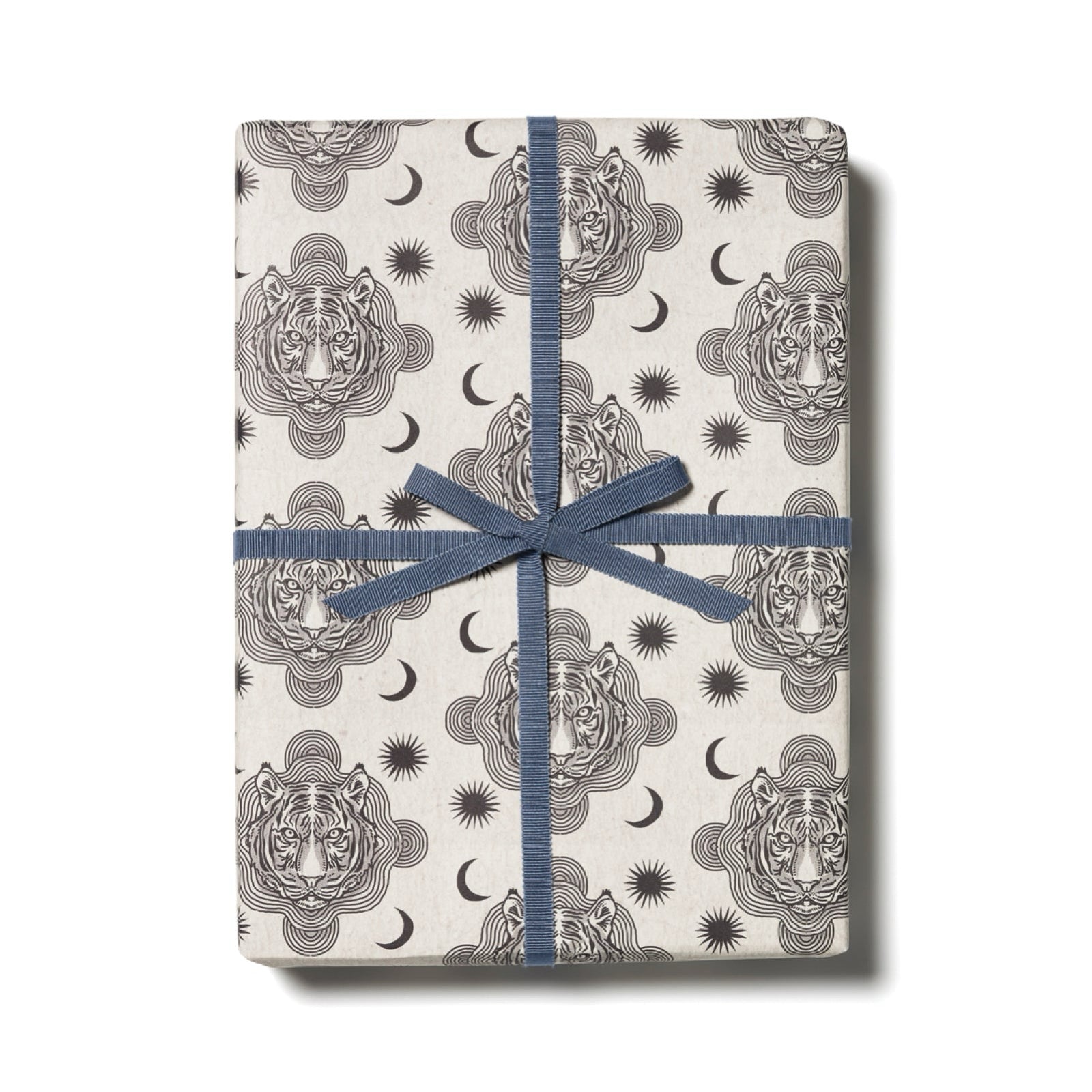 Tiger Heads Wrapping Paper Sheets (Roll of 3) - bubblegum market