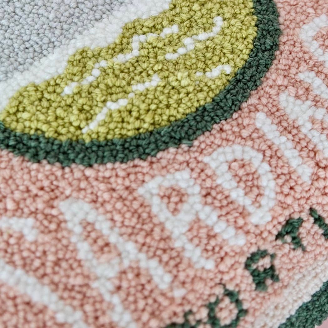 Tinned Fish "SARDINES" Throw Pillow - bubblegum market