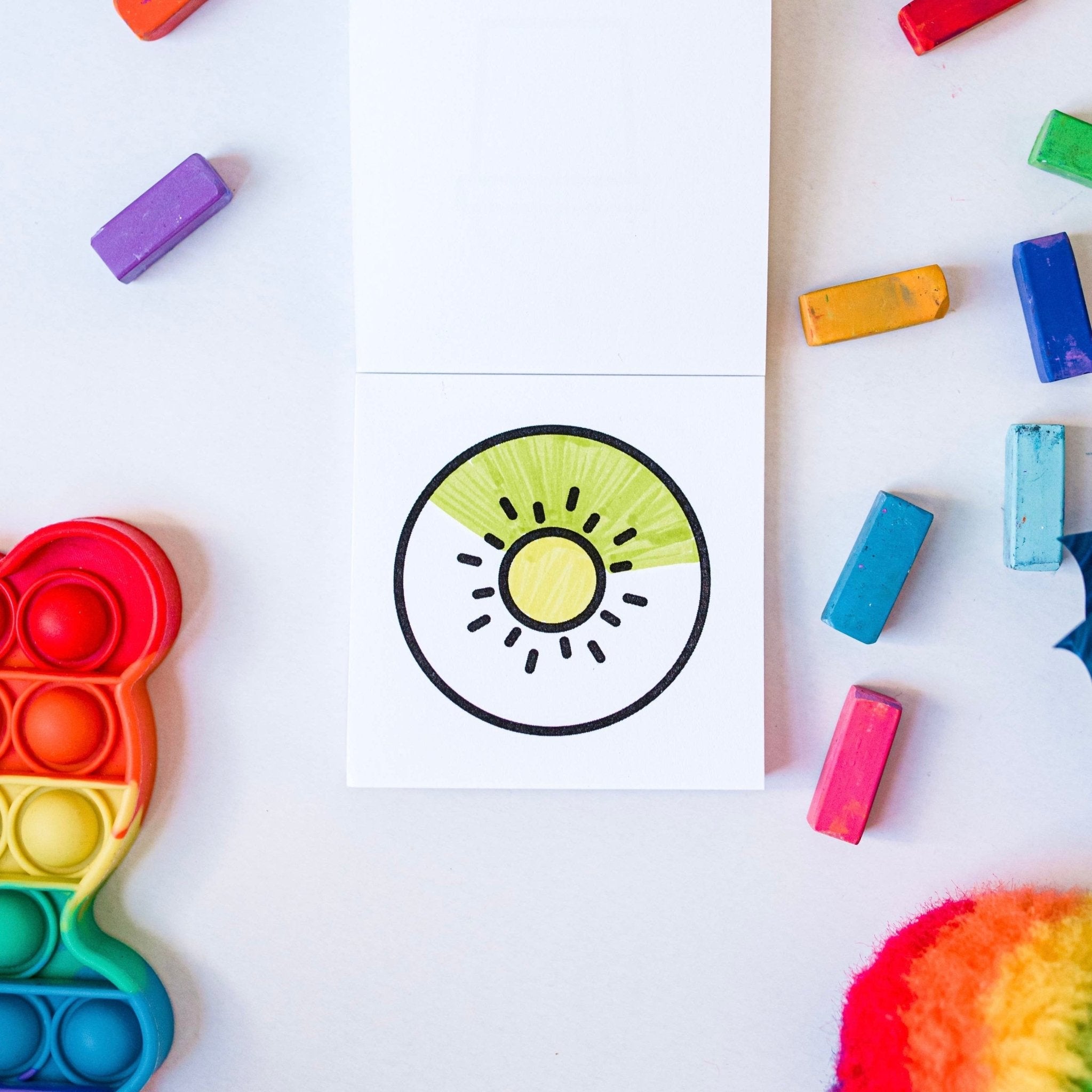Tiny Eats + Treats Mini Coloring Pad - bubblegum market