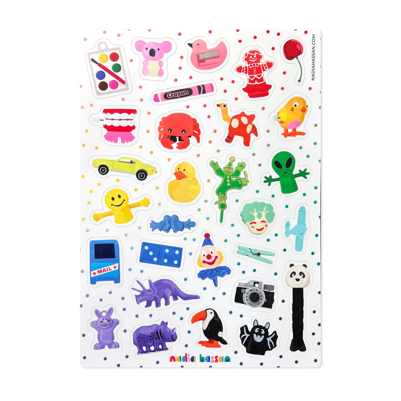 Tiny Trinkets Vinyl Sticker Sheet - bubblegum market