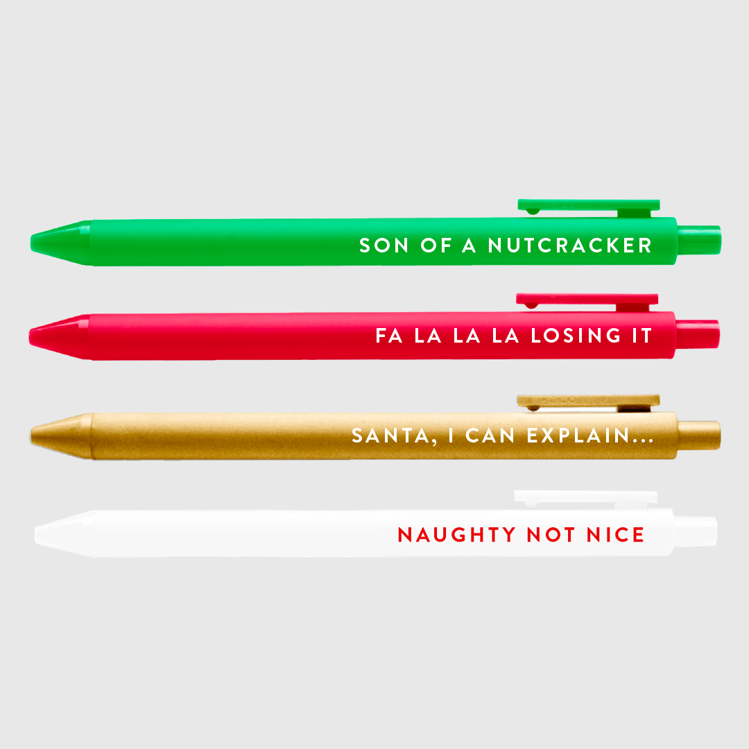 'Tis The Damn Season Pen Set - bubblegum market