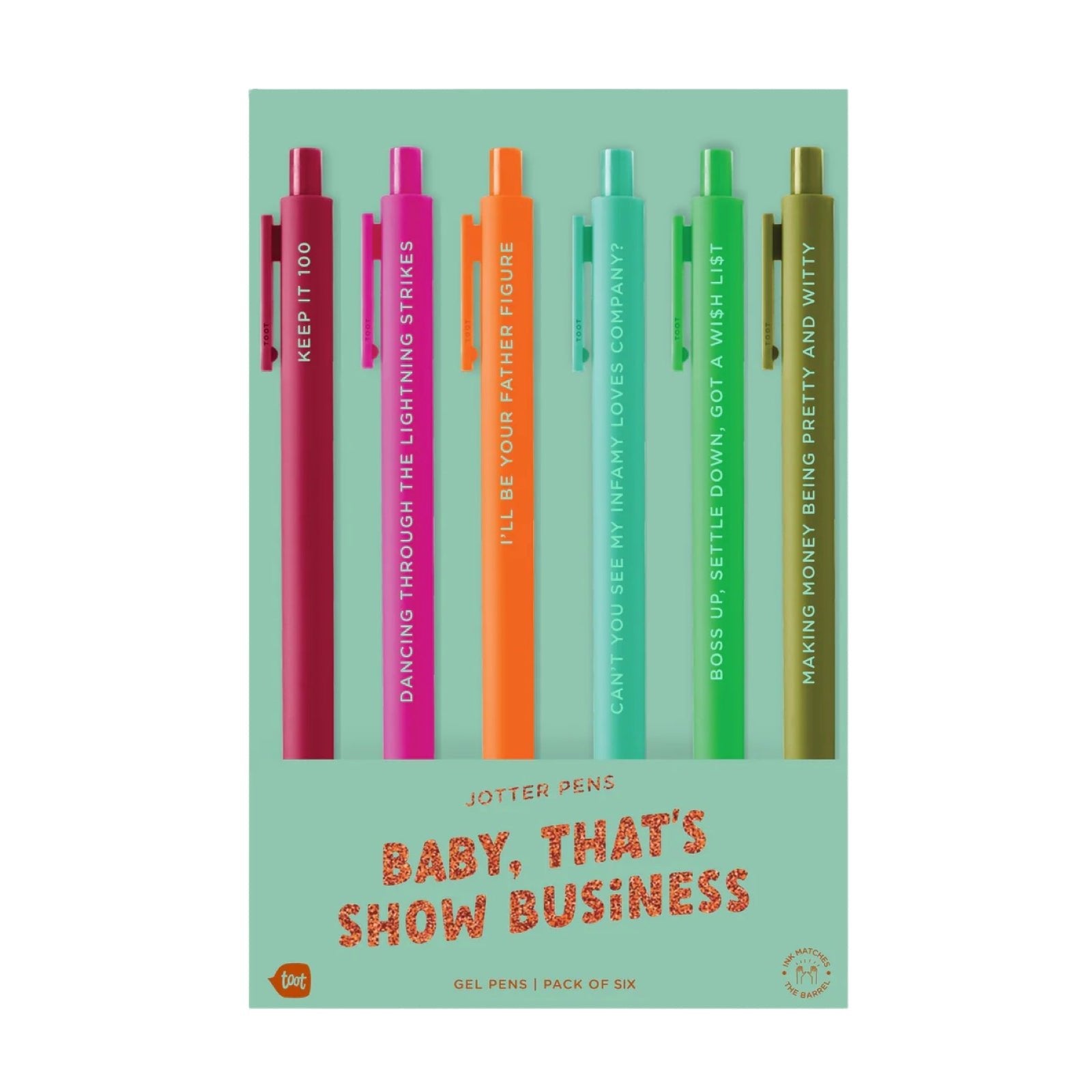 TLOAS / BABY, THAT'S SHOW BUSINESS Swiftie Jotter Set - bubblegum market