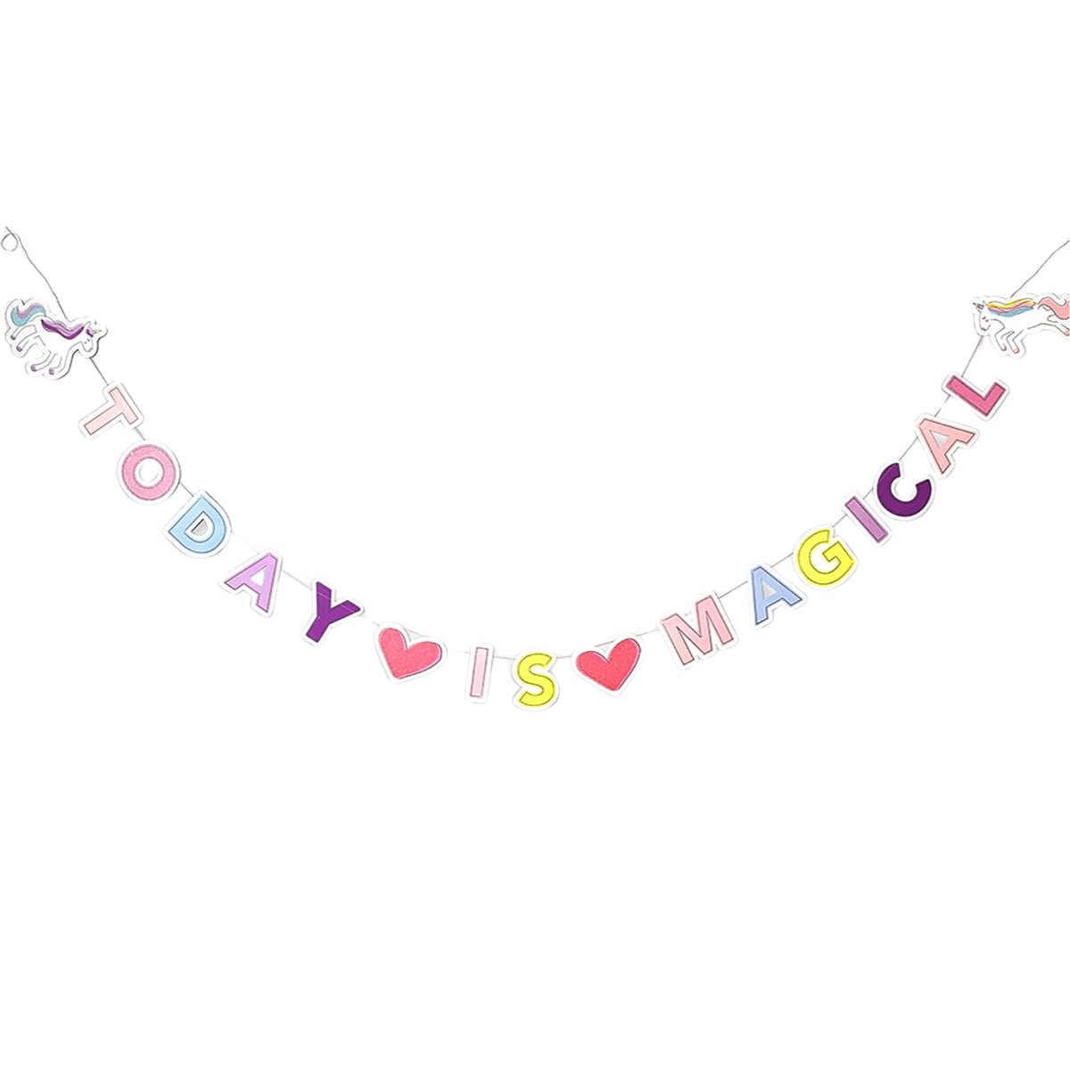 Today Is Magical Unicorn Banner - bubblegum market
