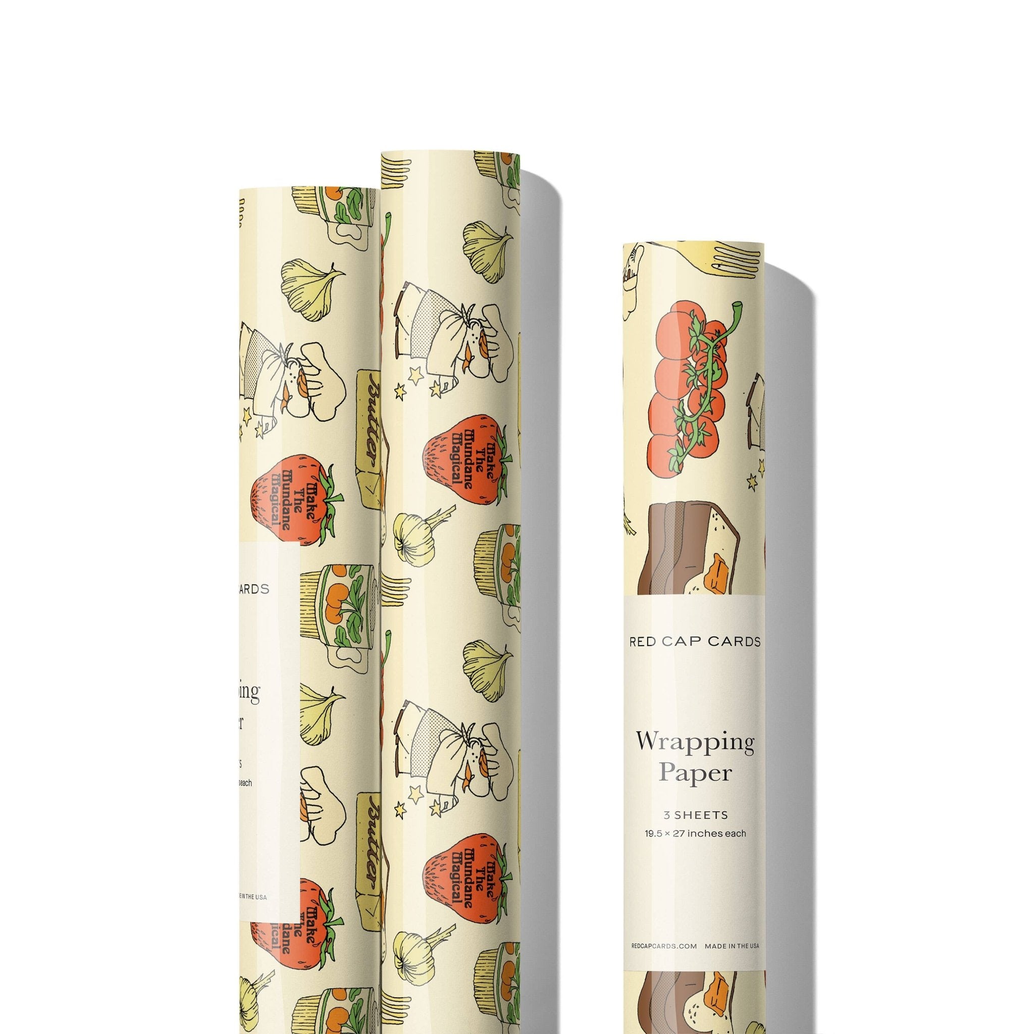 Today's Special Wrapping Paper Sheets (Roll of 3) - bubblegum market
