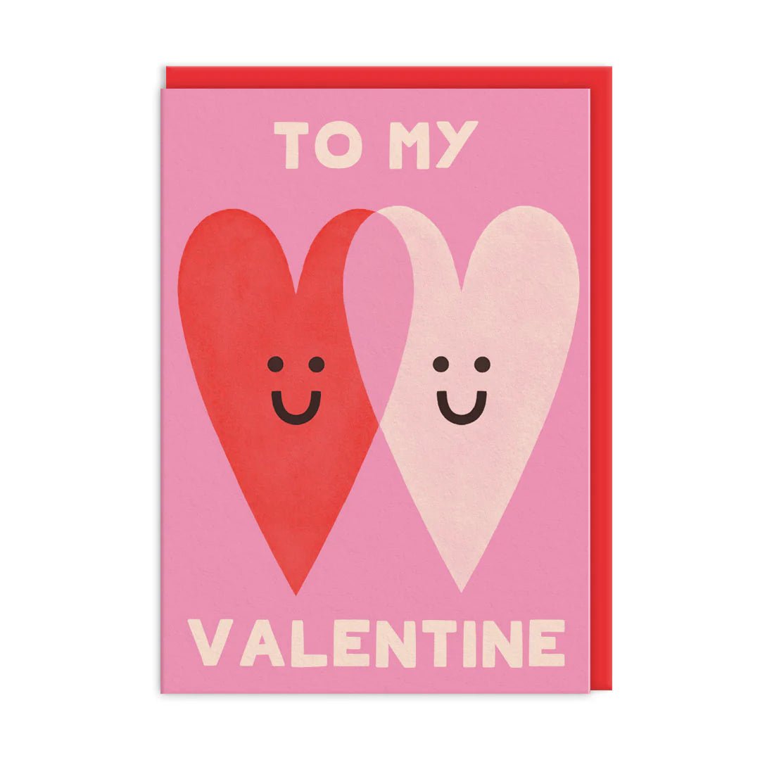 Together Forever Hearts Valentine's Day Greeting Card - bubblegum market