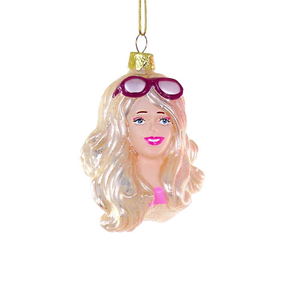 Toy Doll with Sunglasses Ornament 3" - bubblegum market