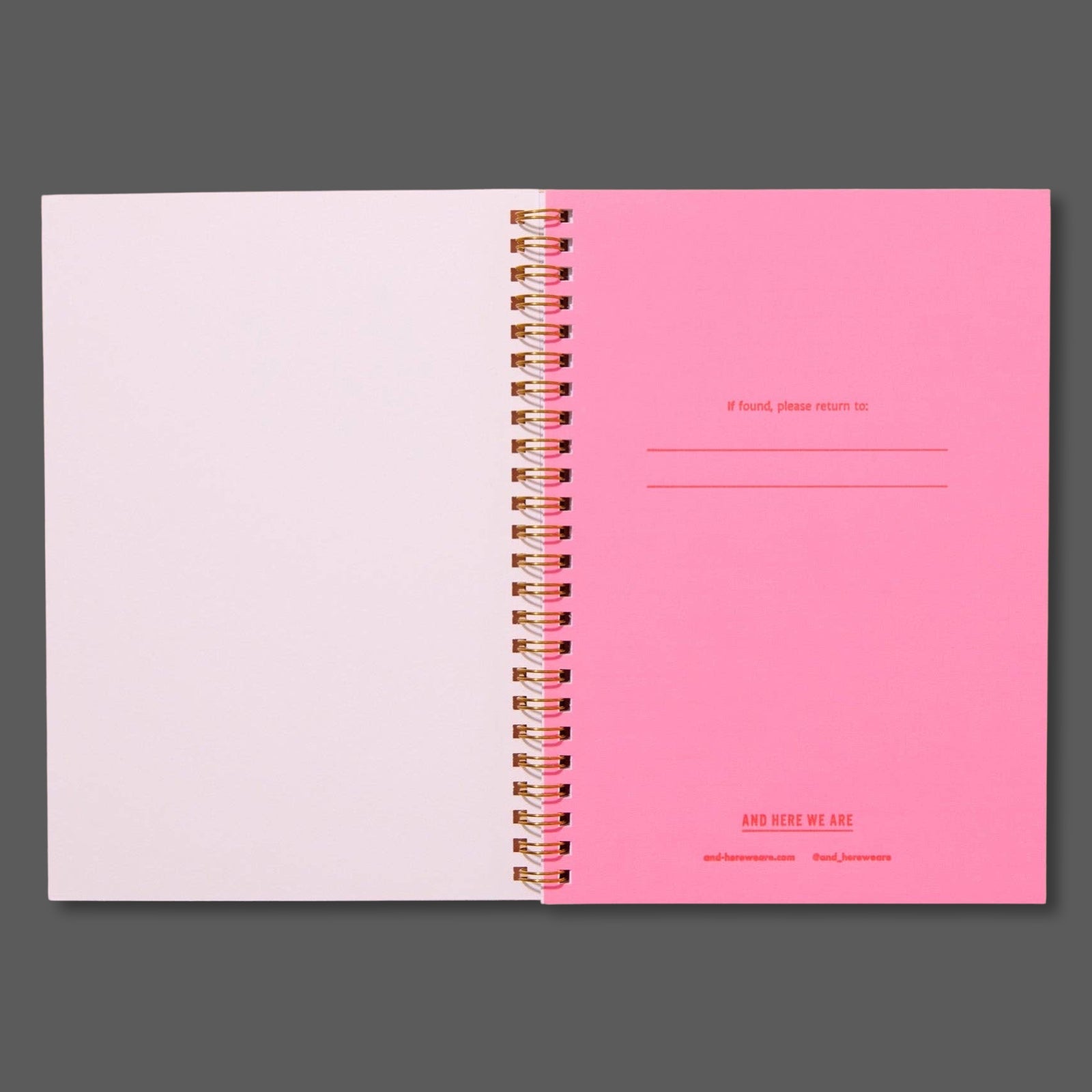 Tulip A5 Letterpress Notebook - bubblegum market