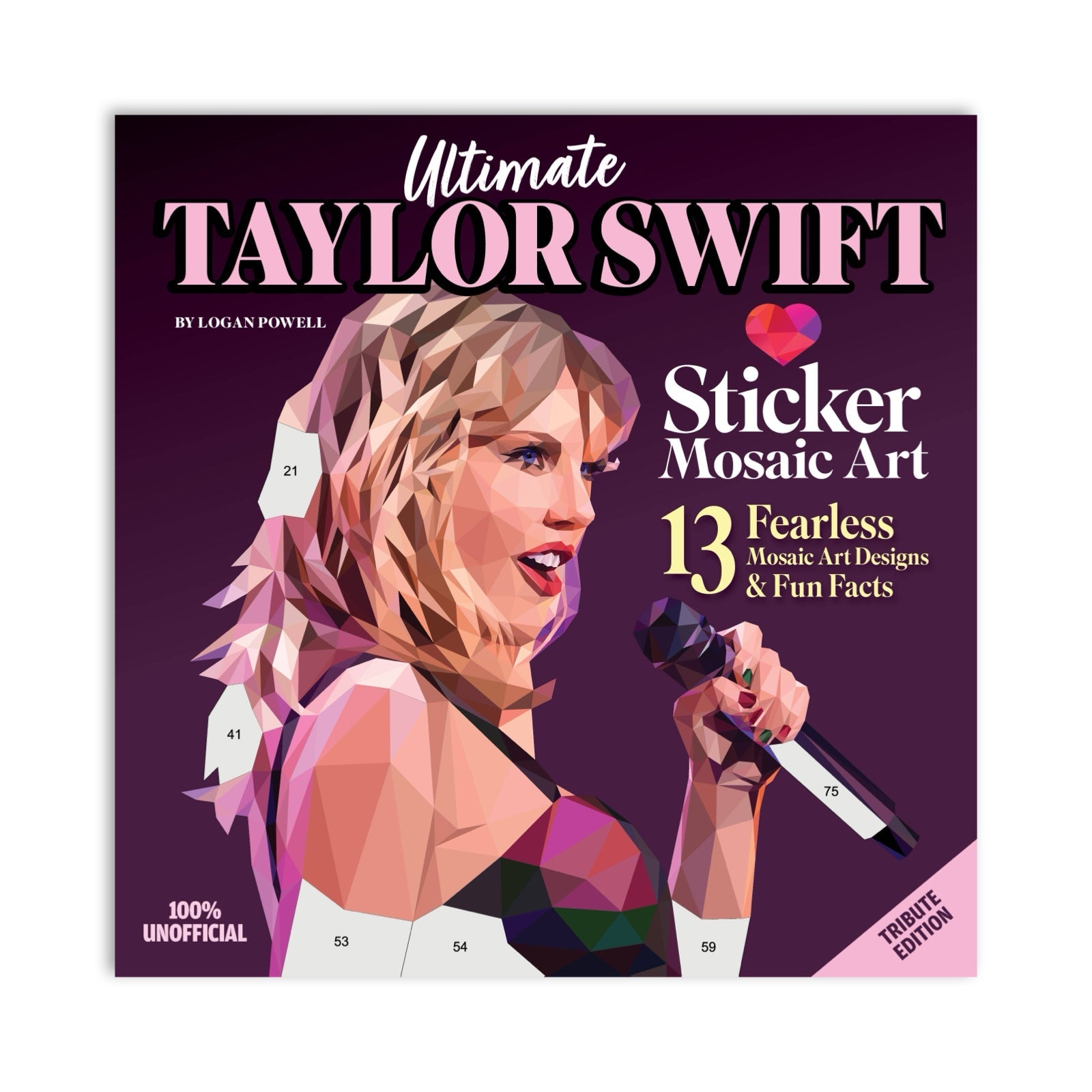 Ultimate Taylor Swift Sticker Mosaic Art Book - bubblegum market