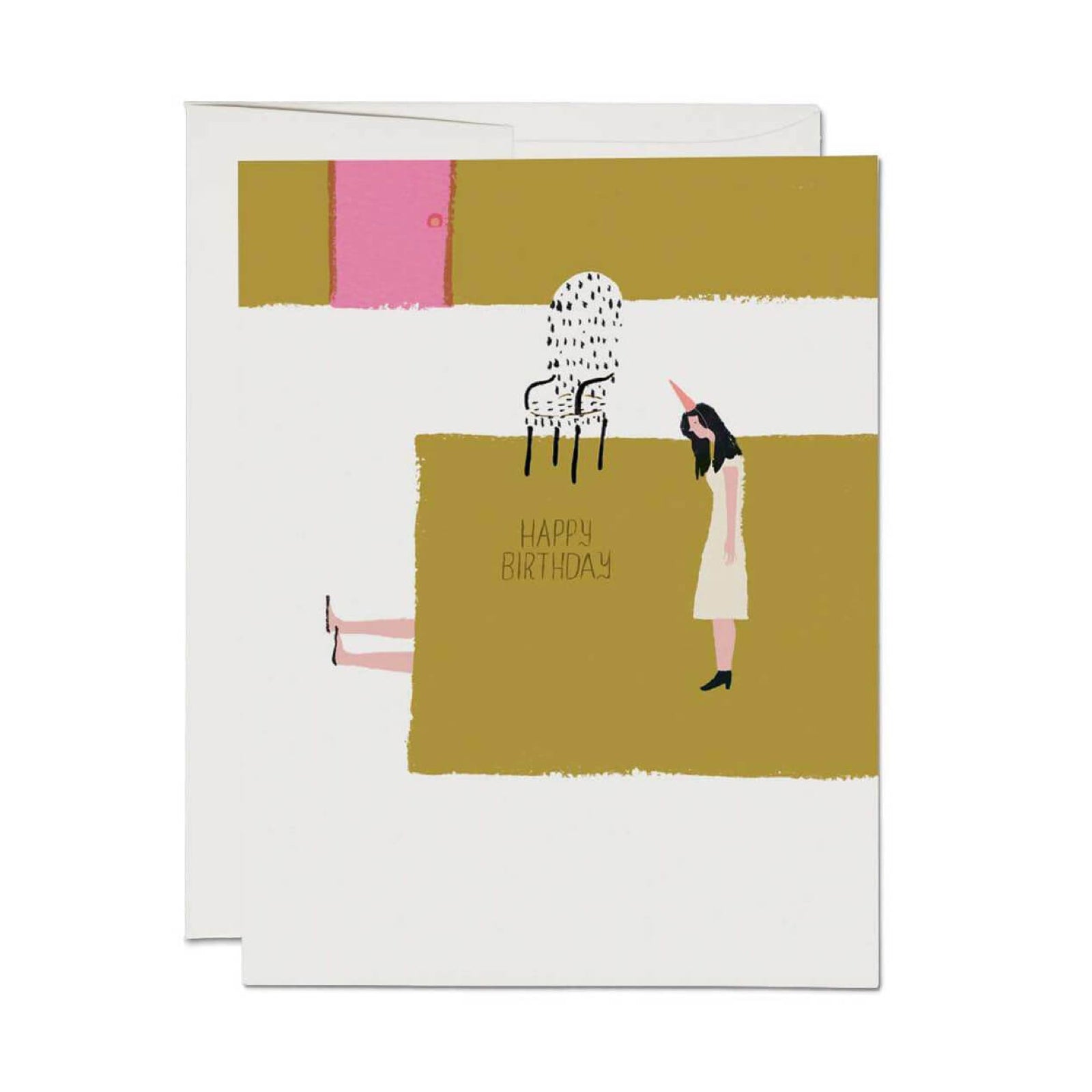 Under the Rug "Happy Birthday" Greeting Card - bubblegum market