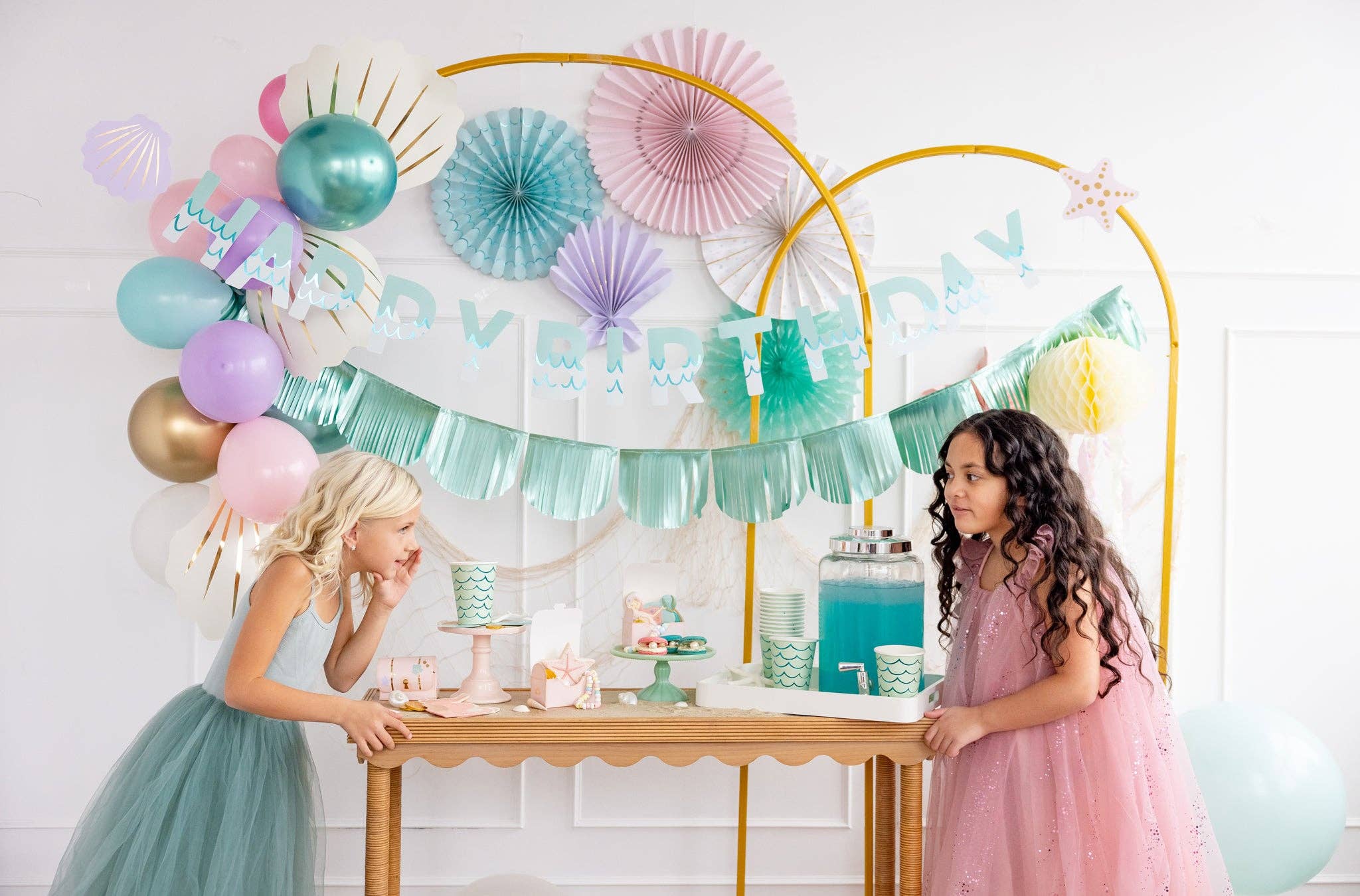 Under the Sea / Mermaid Paper Fan Set - bubblegum market