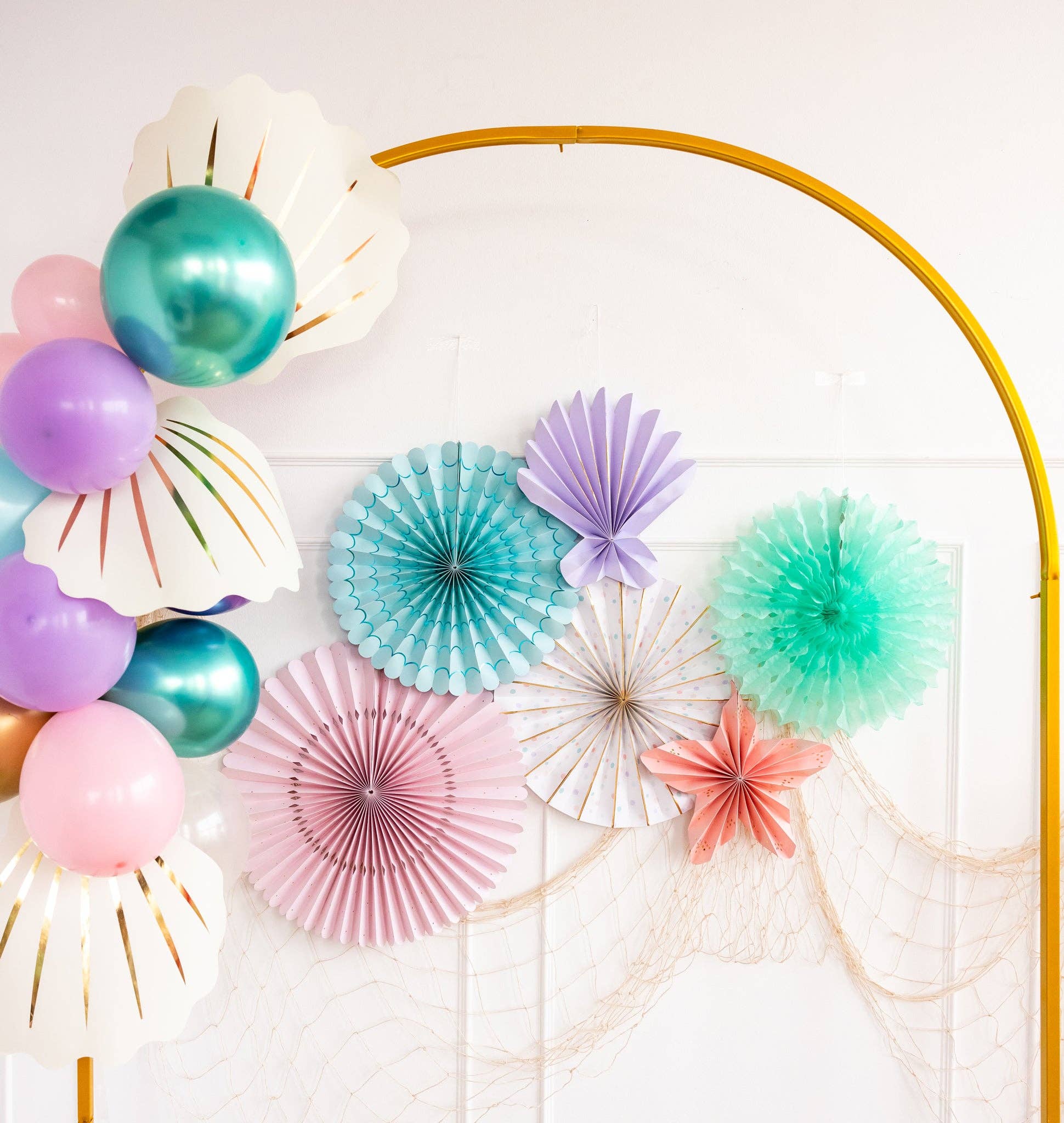 Under the Sea / Mermaid Paper Fan Set - bubblegum market