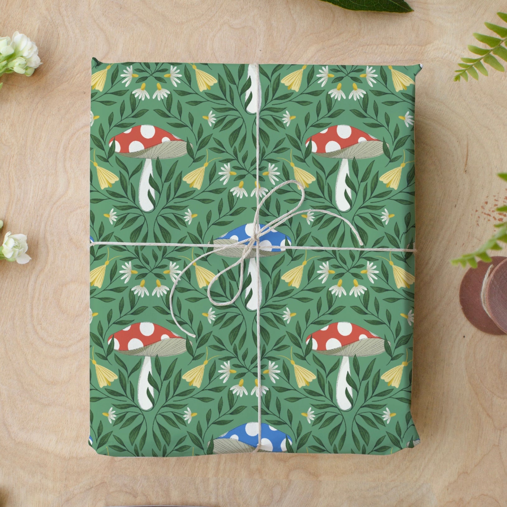 Undergrowth Wrapping Paper Sheets (Roll of 2) - bubblegum market