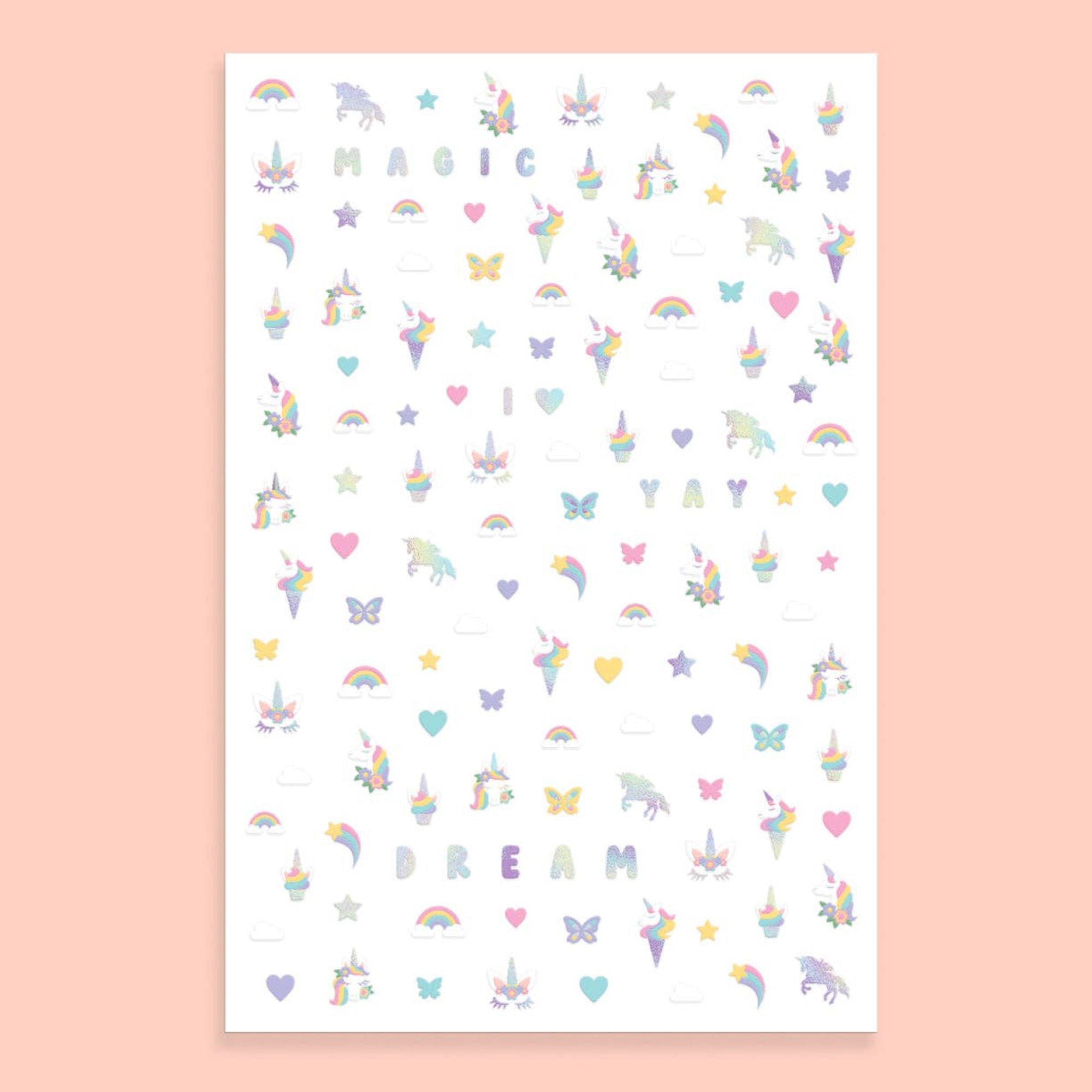 Unicorn Nail Stickers - bubblegum market