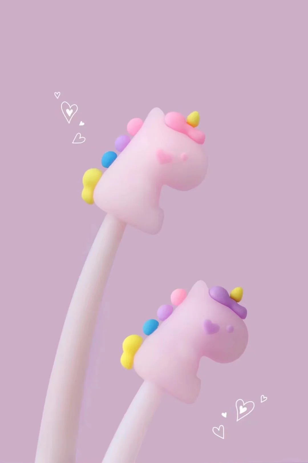 Unicorn Wiggle Gel Pen - bubblegum market