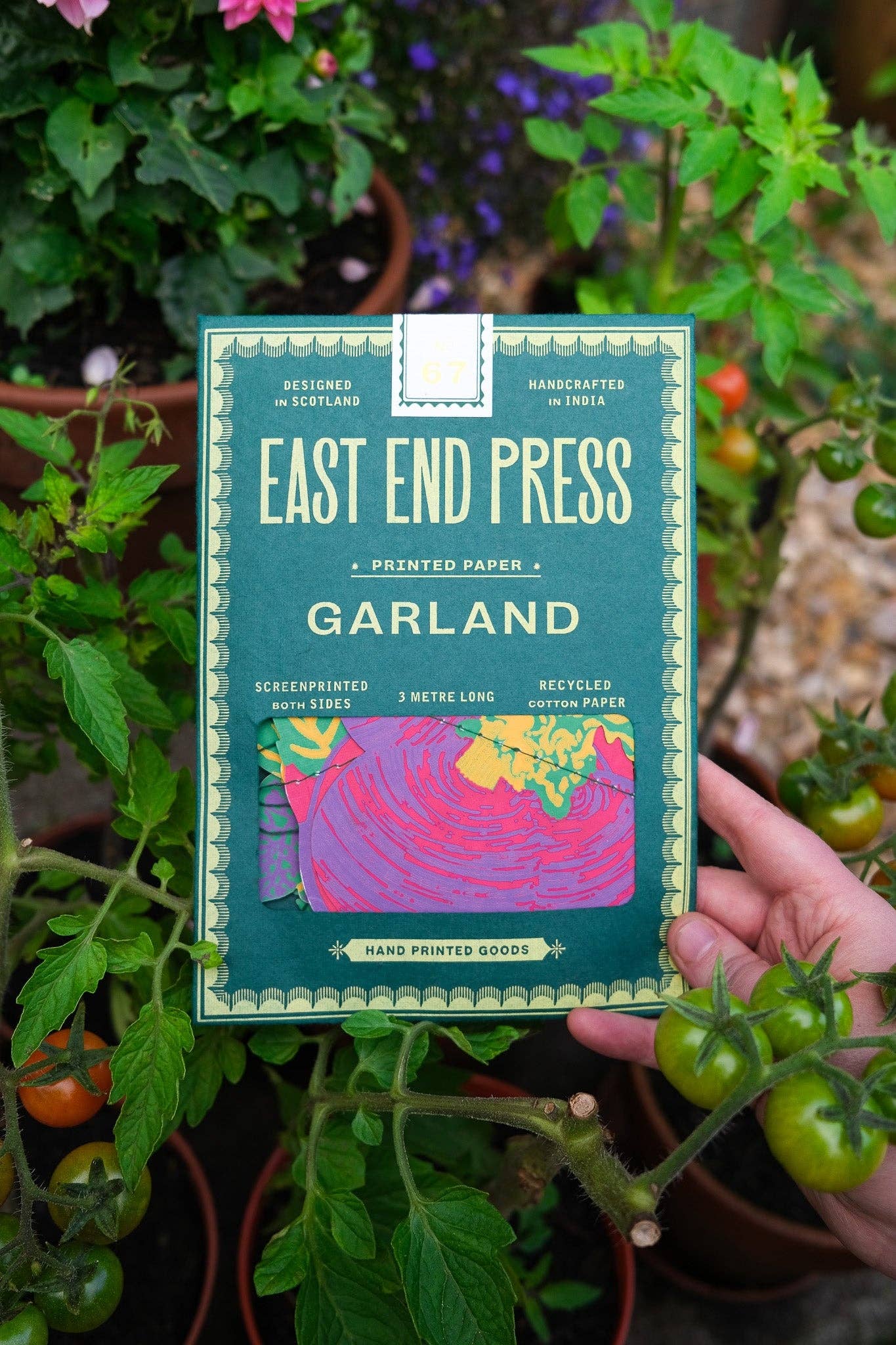 Vegetable Sewn Garland - bubblegum market