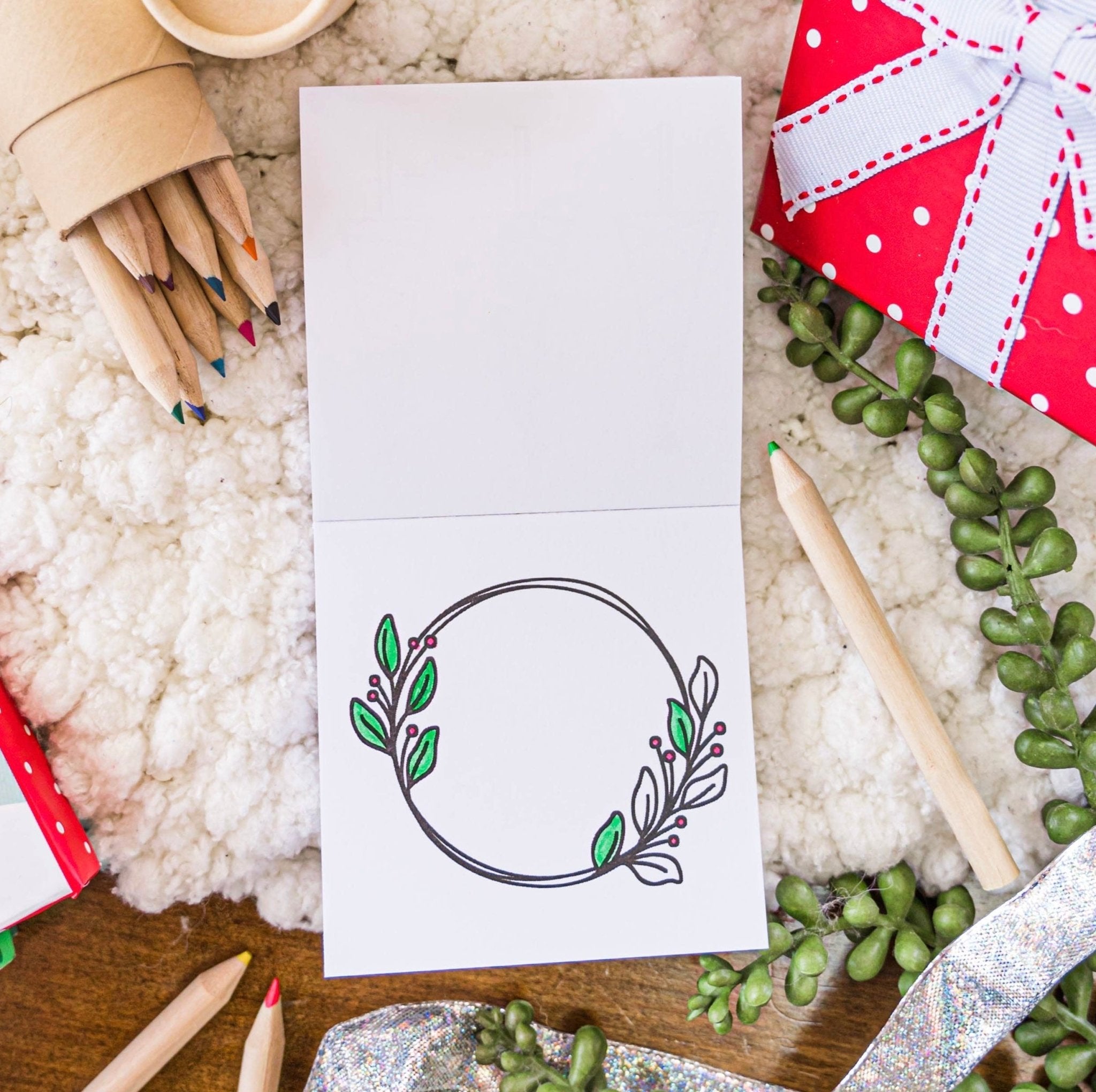 Very Merry Mini Coloring Book - bubblegum market