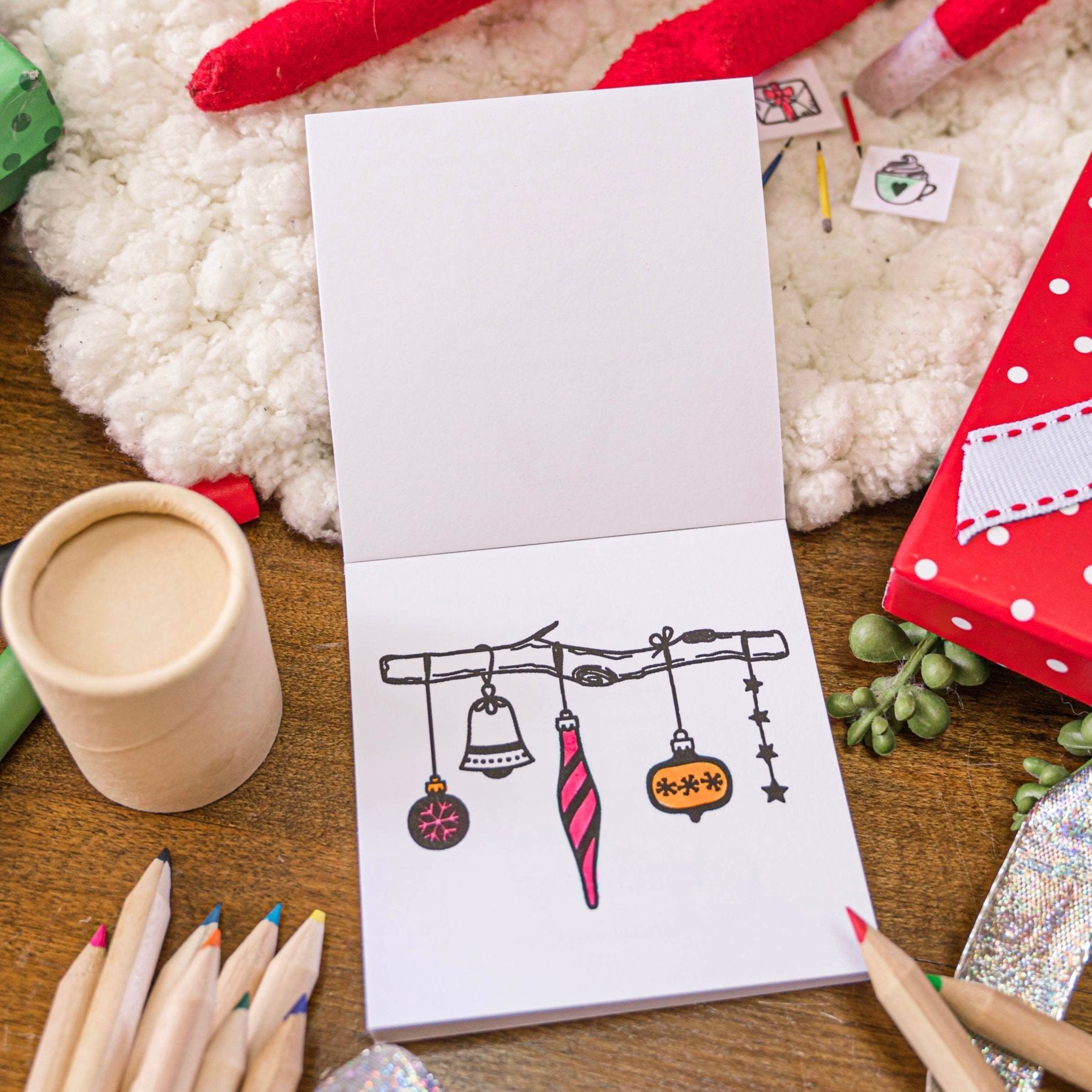 Very Merry Mini Coloring Book - bubblegum market