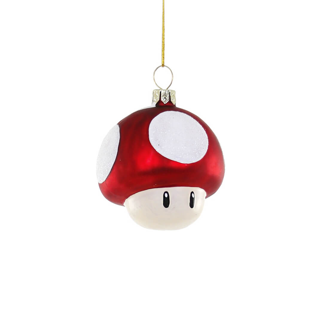 Video Game Mushroom Ornament 2.5" - bubblegum market