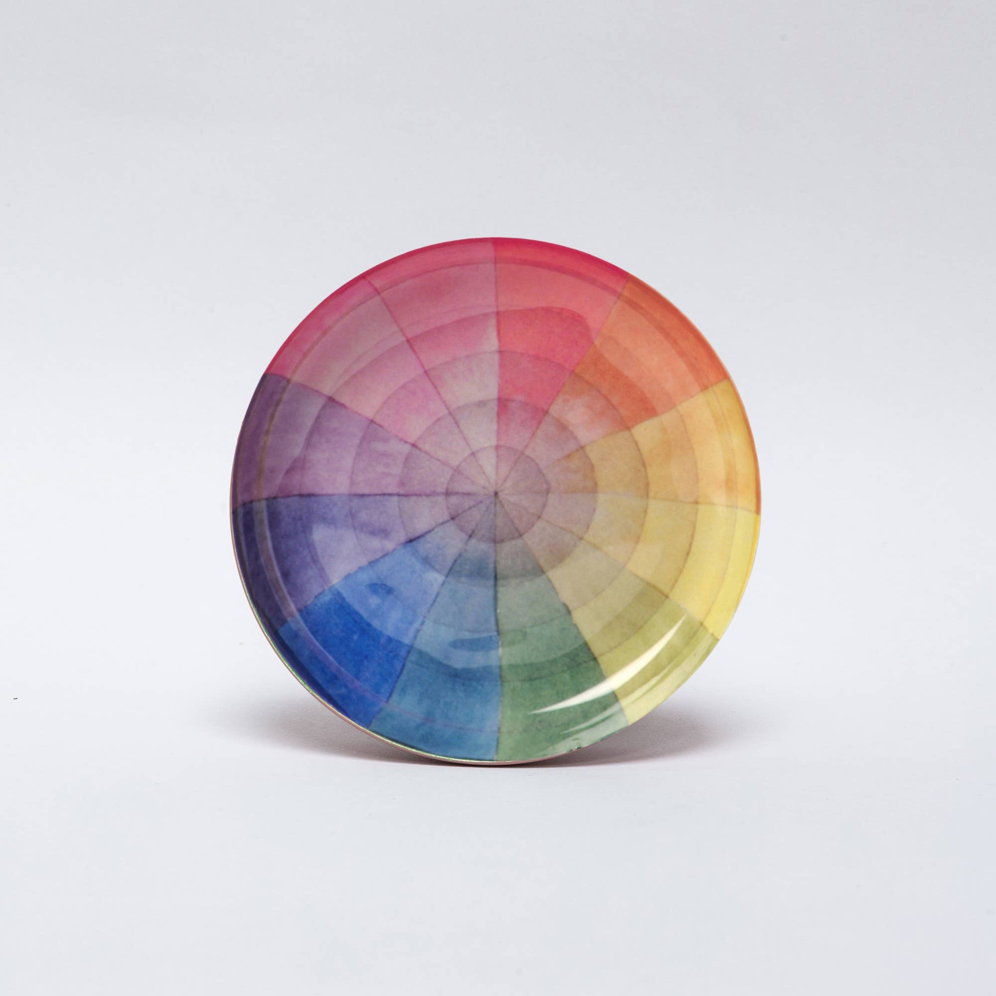 Vintage Color Wheel Enamel Dish - bubblegum market