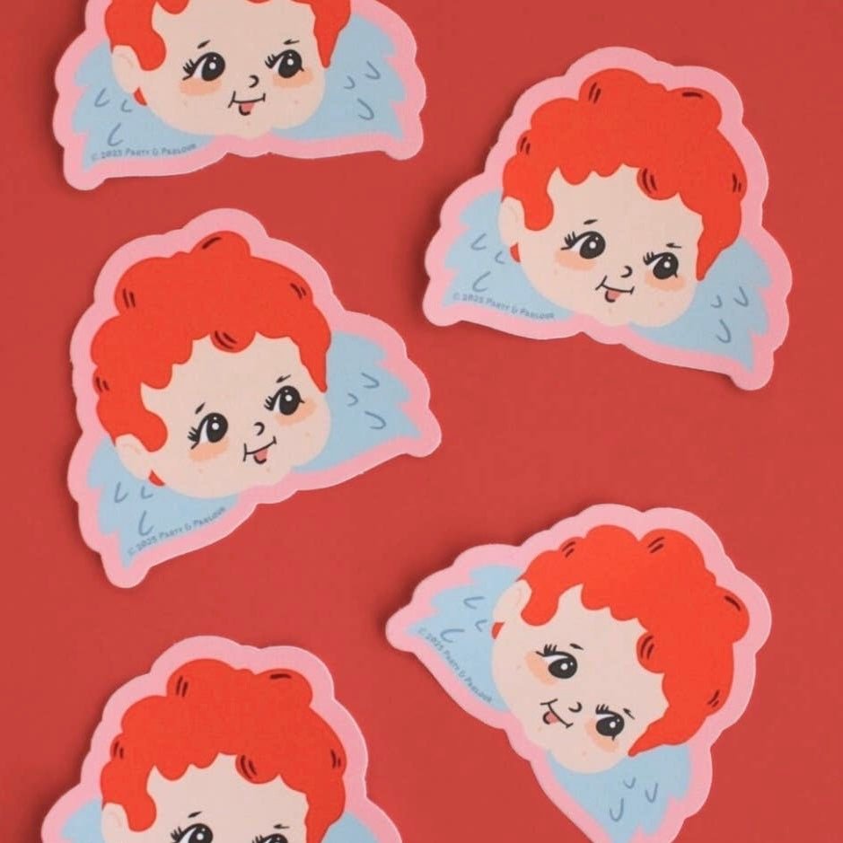 Vintage Cupid Cutie Vinyl Sticker - bubblegum market