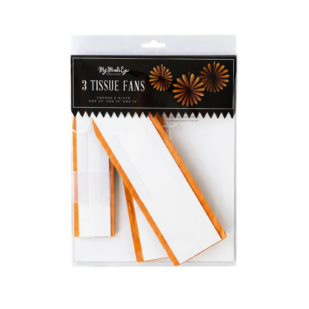 vintage-halloween-black-and-orange-oversized-tissue-paper-fans-decorative-honeycomb-fan-packaged-my-minds-eye