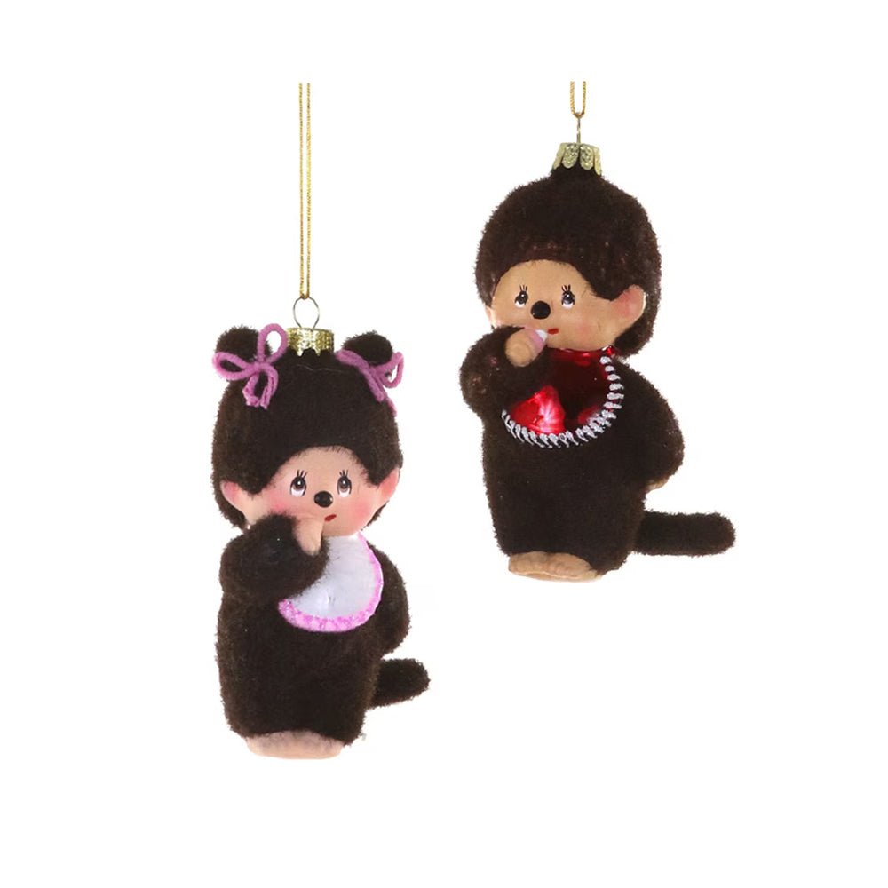 Vintage Monkey Doll Ornament 4" - bubblegum market