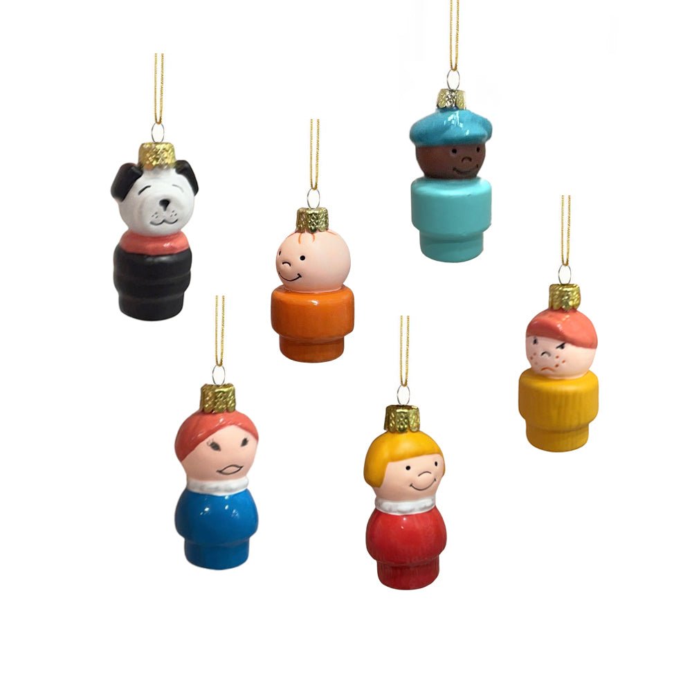 Vintage Tiny People Ornament 2.5" - bubblegum market