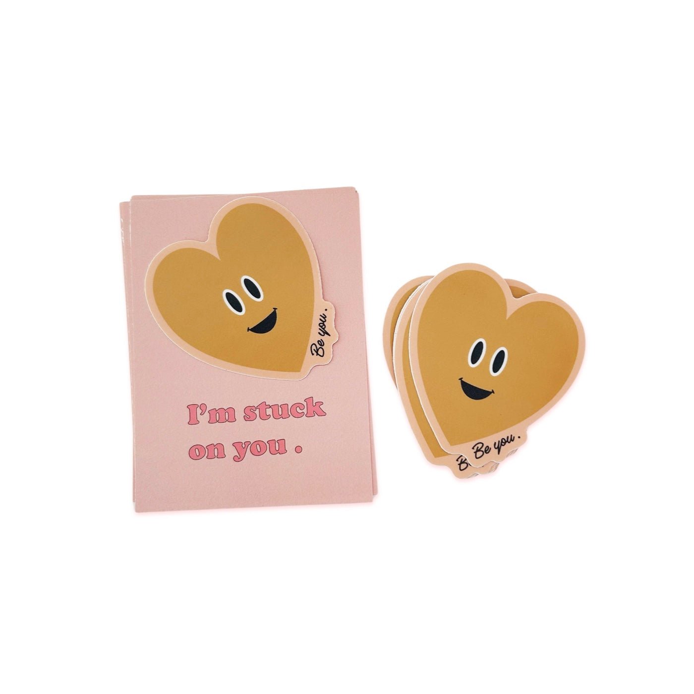 Vinyl Heart Stickers Classroom Valentines - bubblegum market