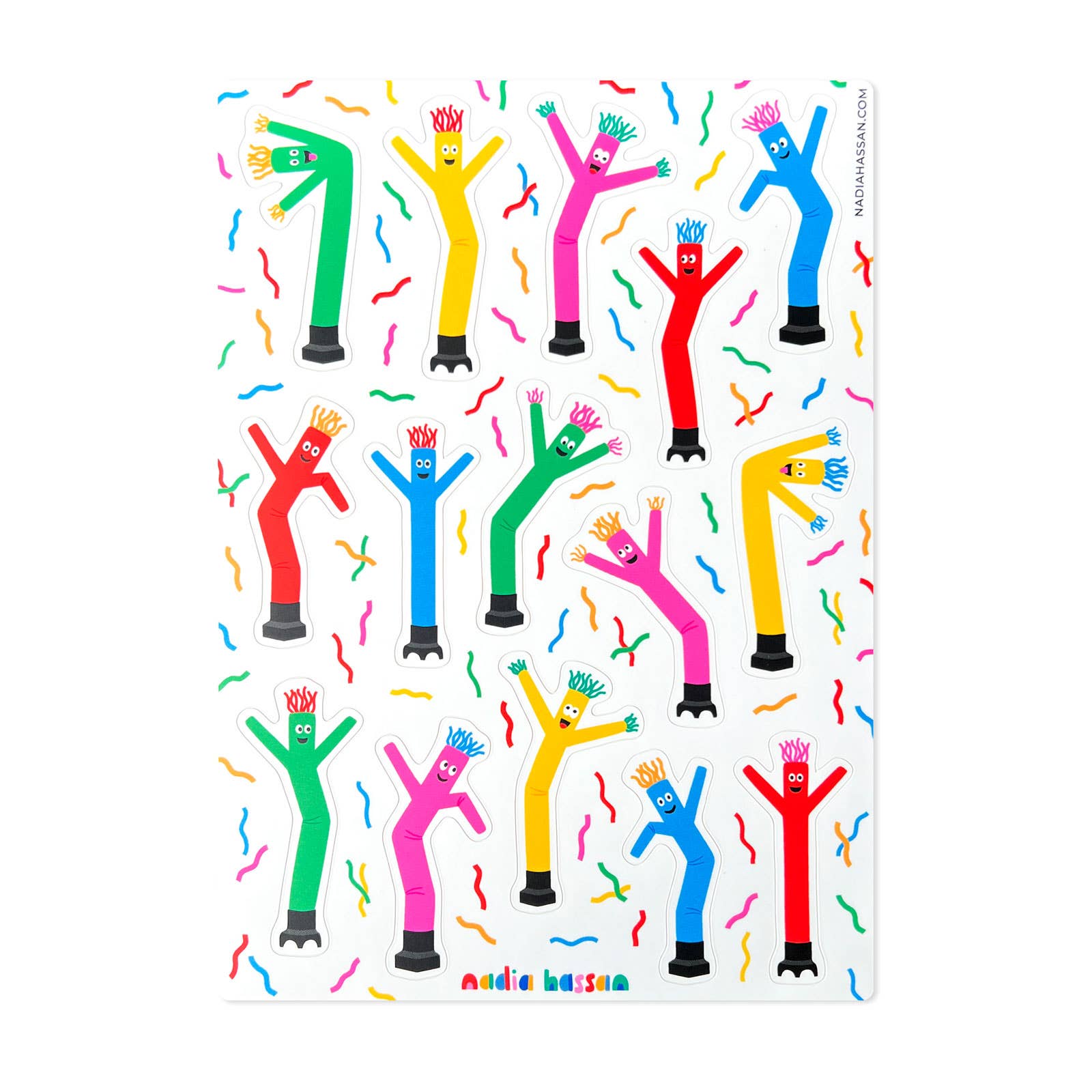 Wacky Wavers Vinyl Sticker Sheet - bubblegum market