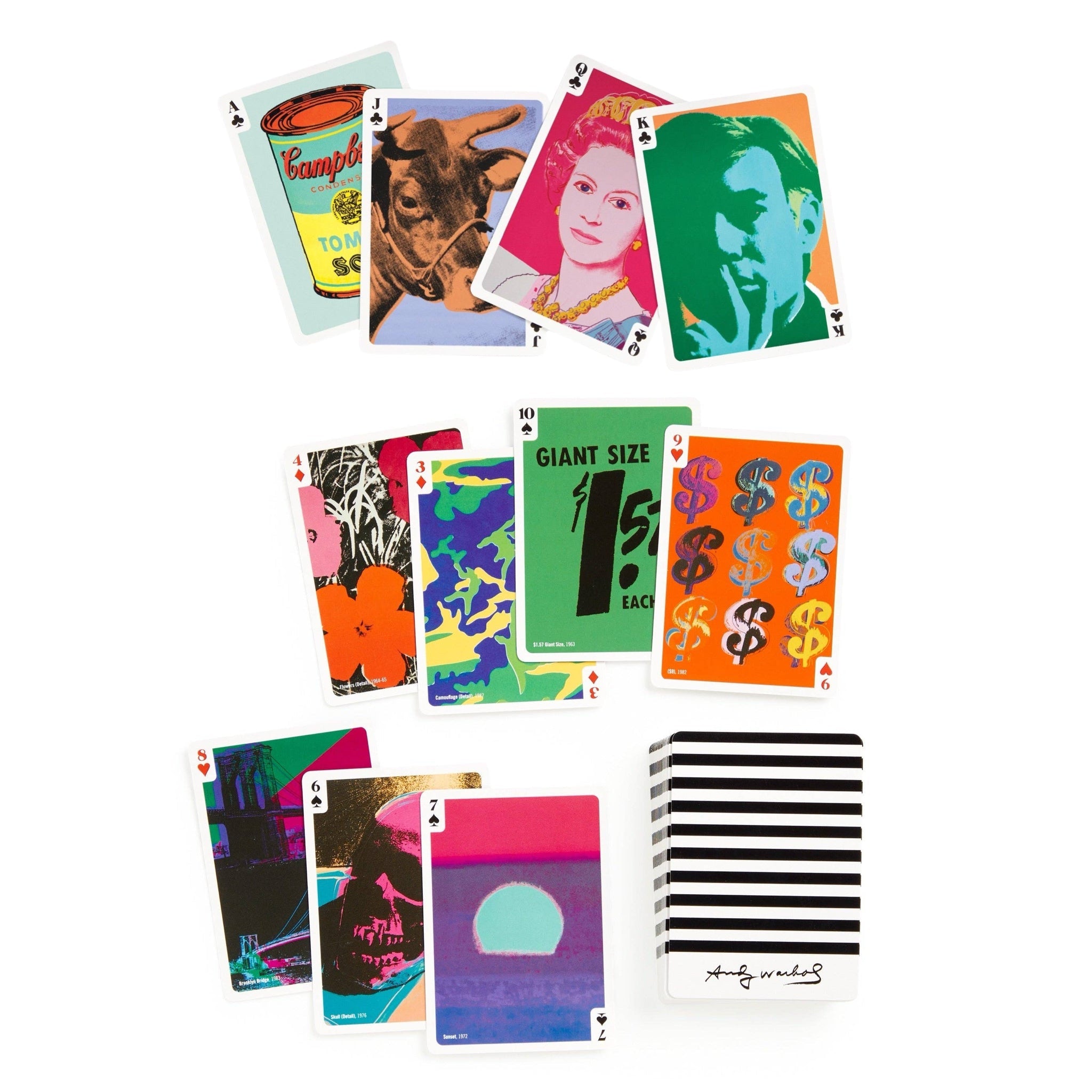 Warhol Pop Art Playing Card Deck - bubblegum market