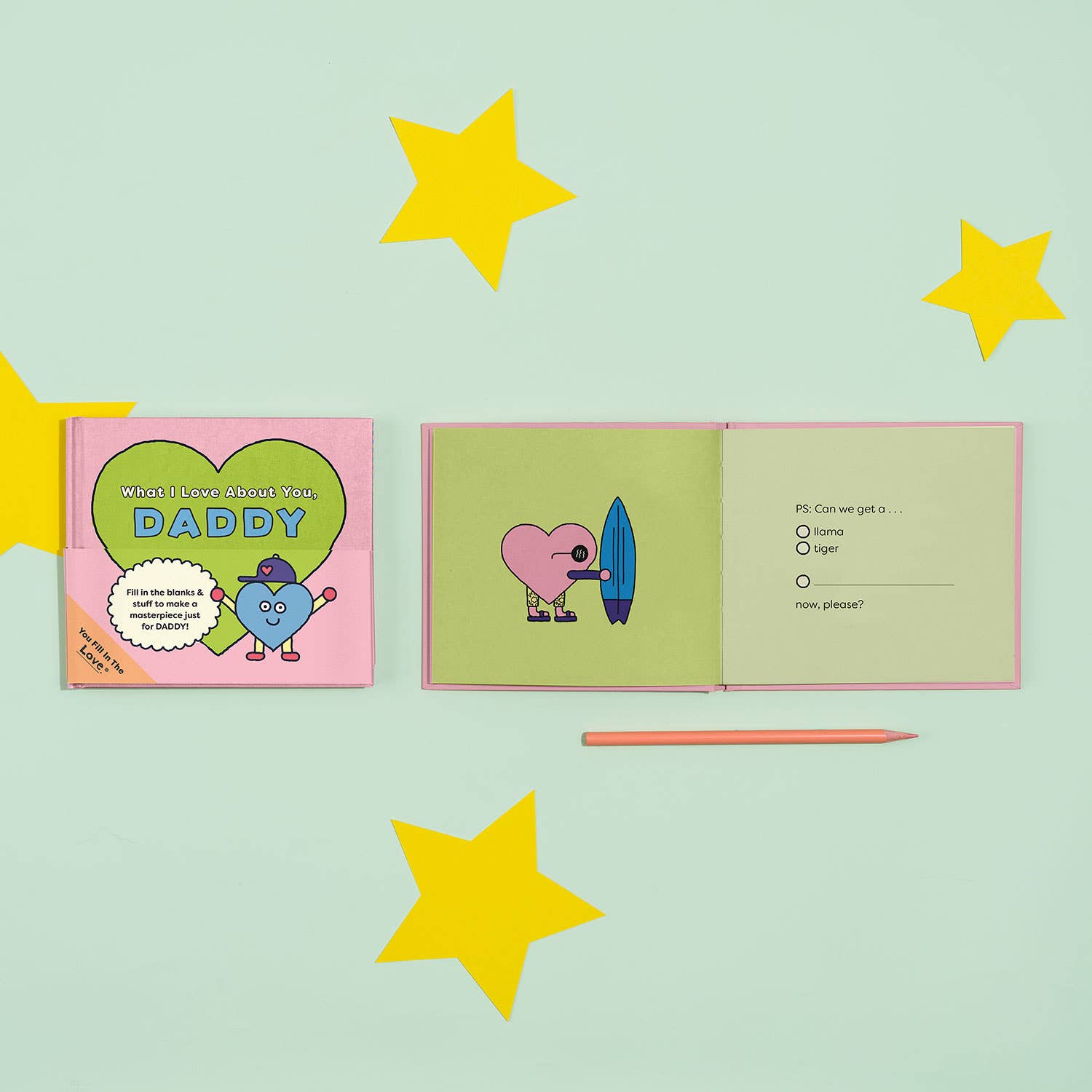 What I Love About You, Daddy Fill - in - the - Love Book - bubblegum market