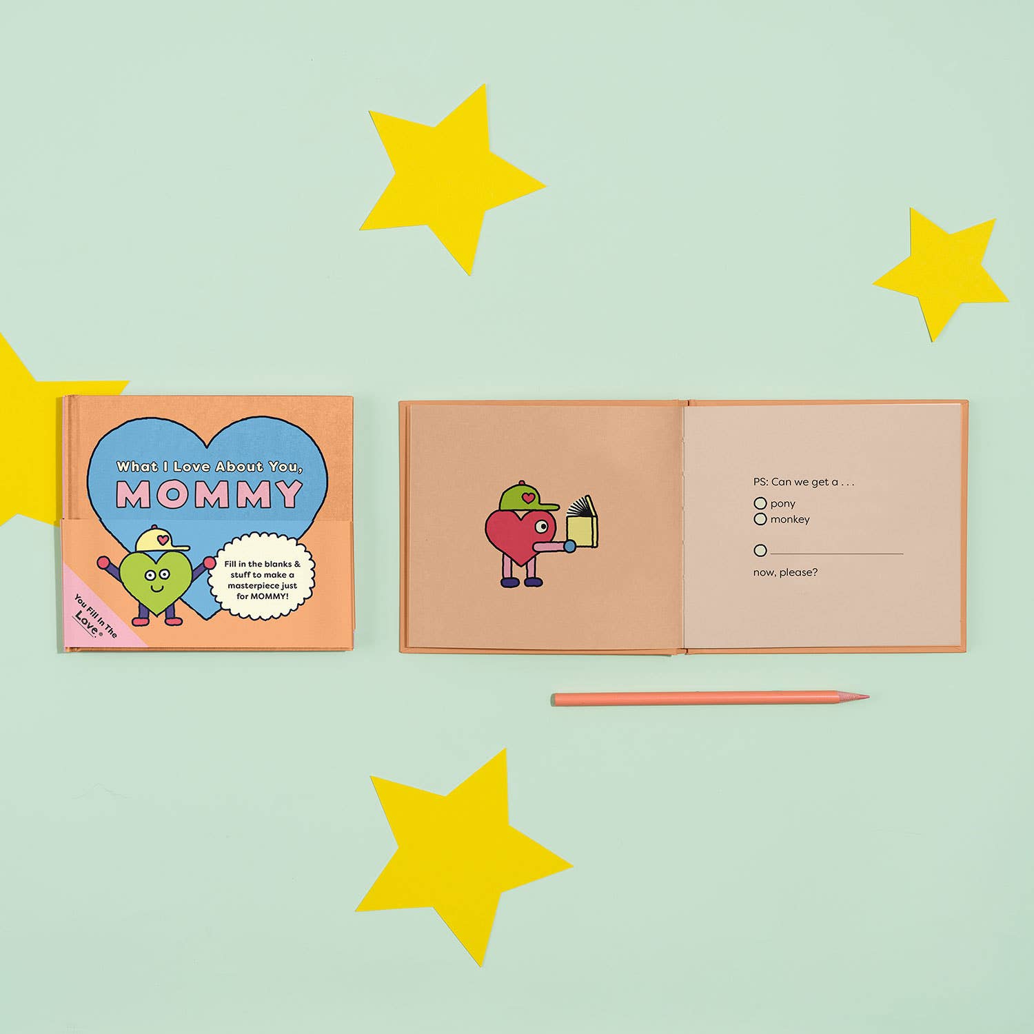 What I Love About You, Mommy Fill - in - the - Love Book - bubblegum market