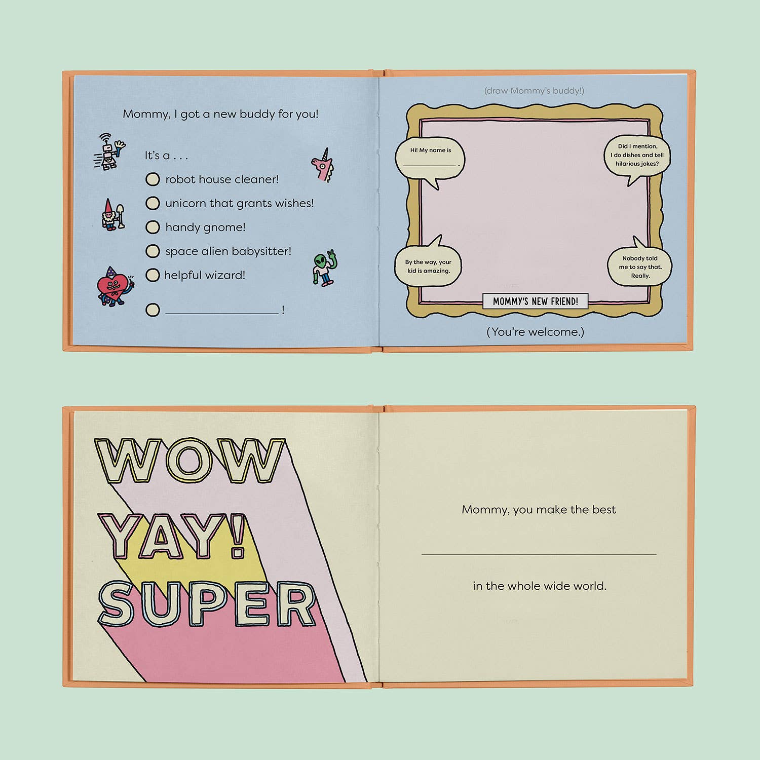 What I Love About You, Mommy Fill - in - the - Love Book - bubblegum market
