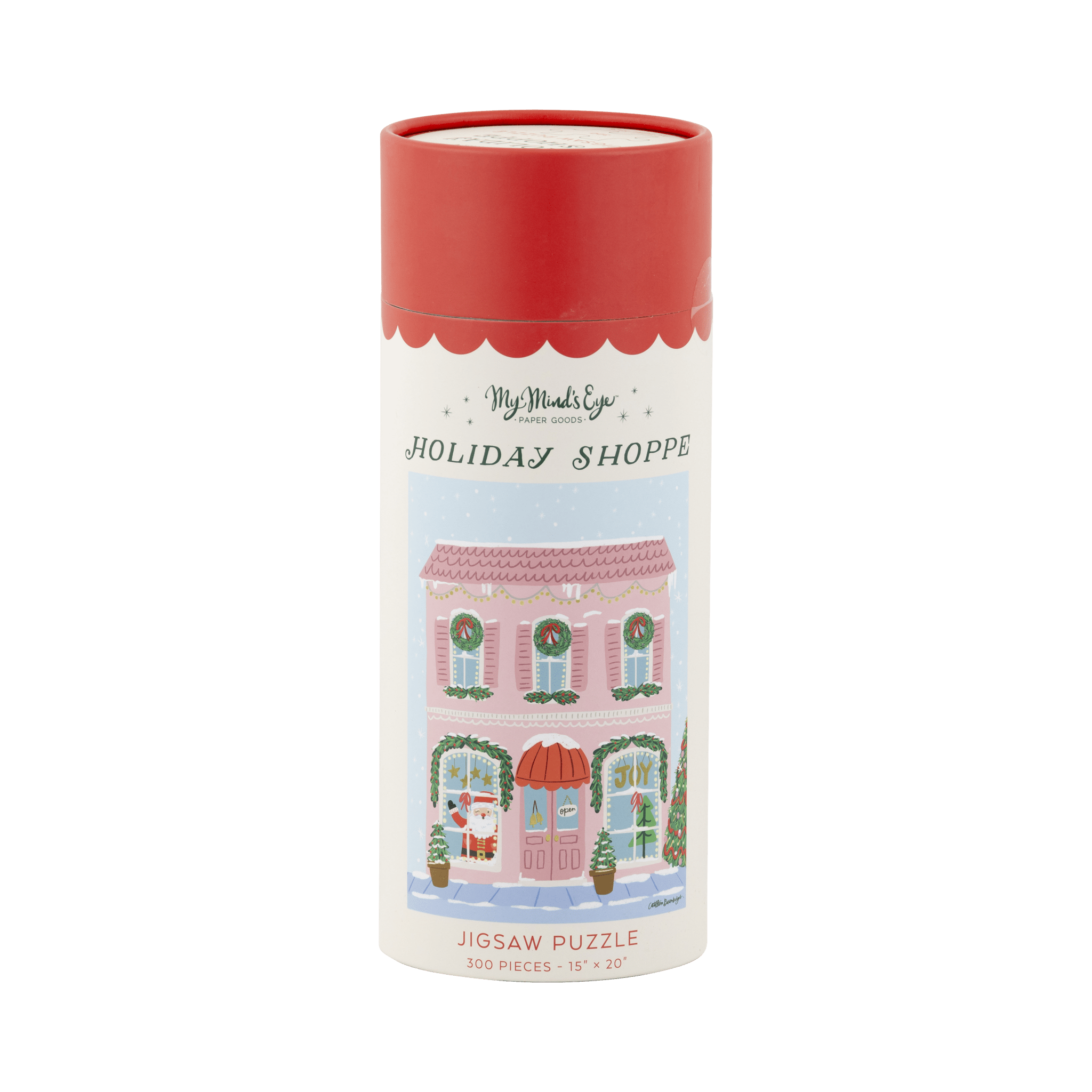 Whimsical Holiday Shoppe Christmas Puzzle - bubblegum market