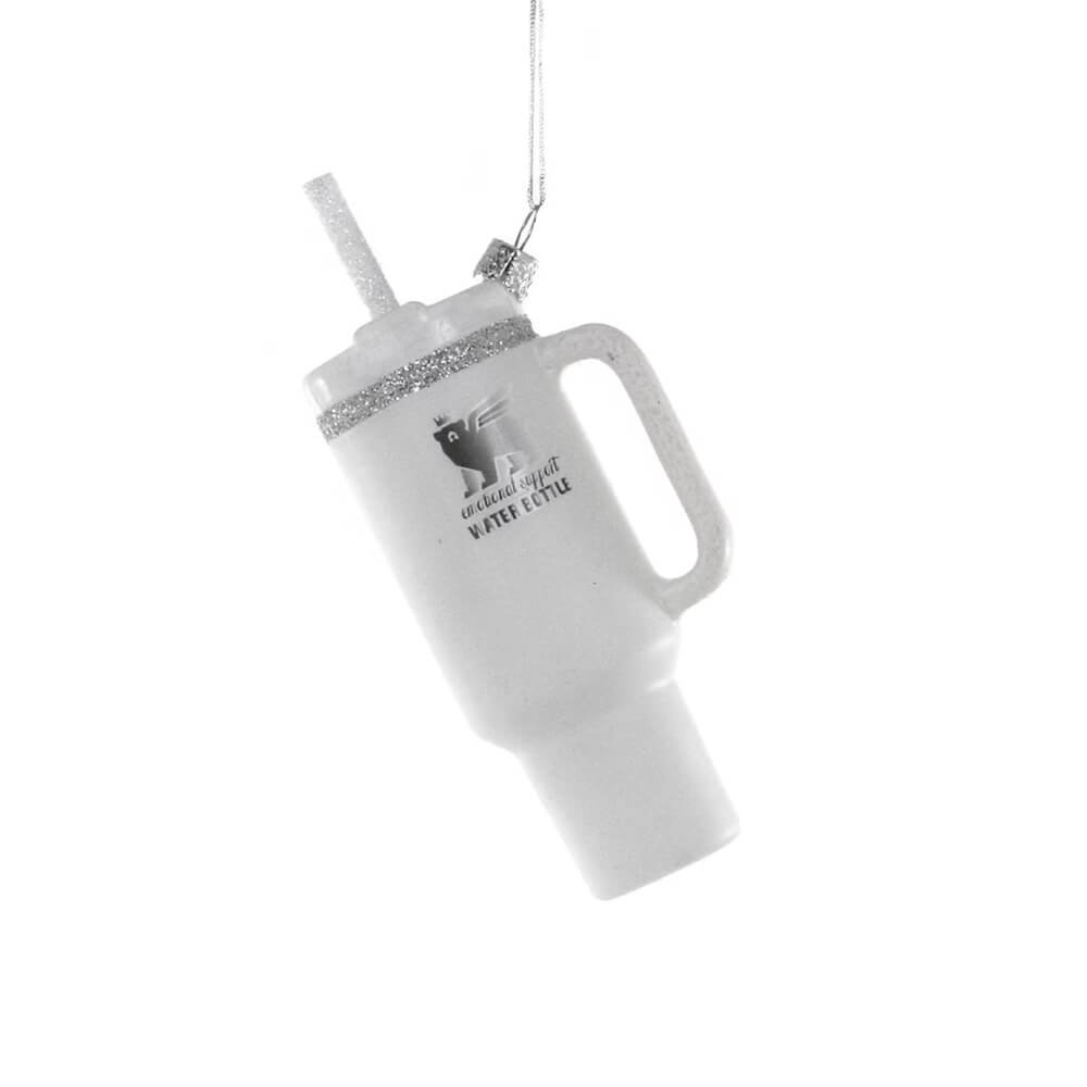 White Water Bottle / Beverage Tumbler Ornament - bubblegum market