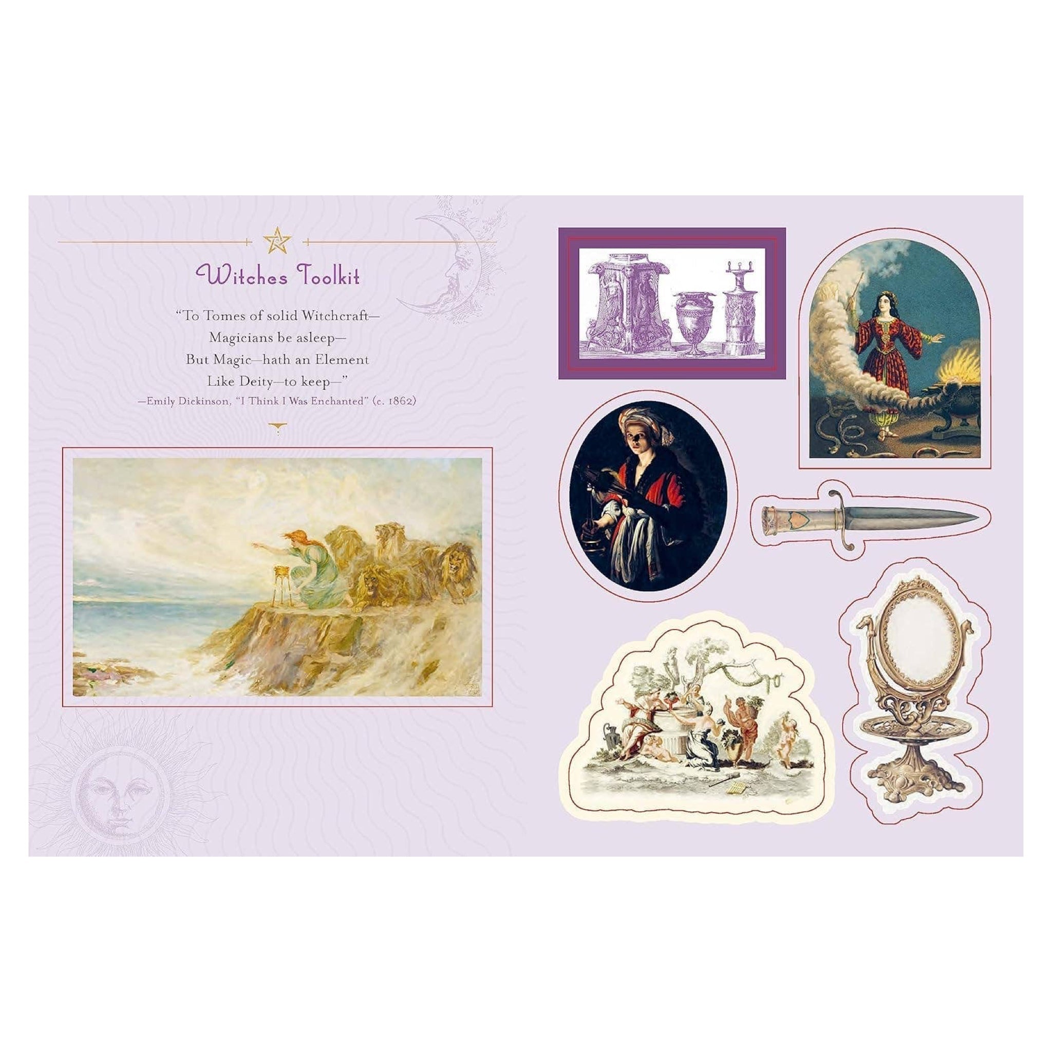 Wicca Sticker Book: 400+ Magickal & Mystical Stickers - bubblegum market
