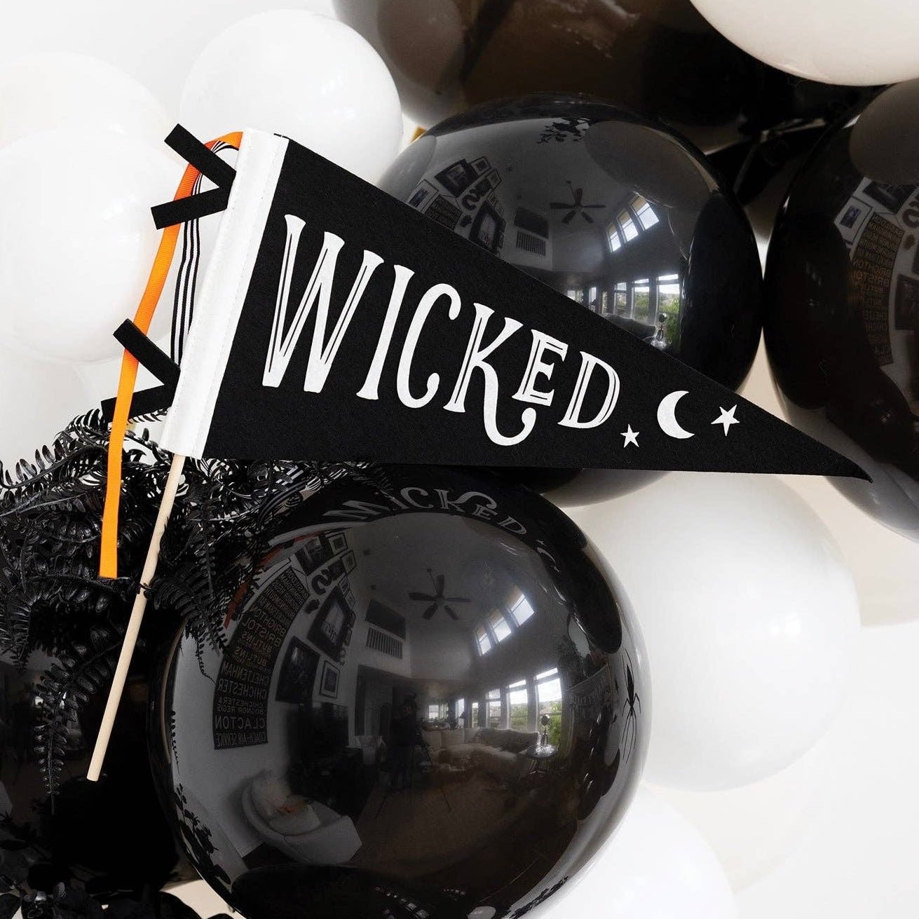 WICKED Felt Pennant Banner - bubblegum market