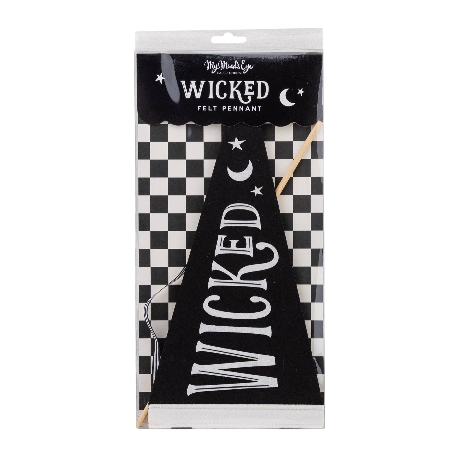 WICKED Felt Pennant Banner - bubblegum market