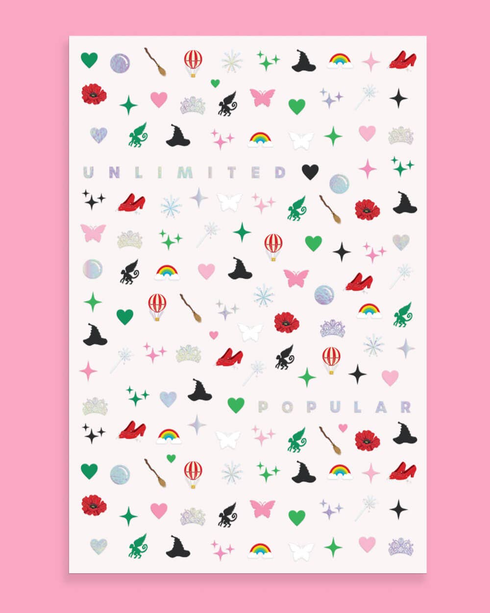 Wicked Witch Nail Stickers - bubblegum market